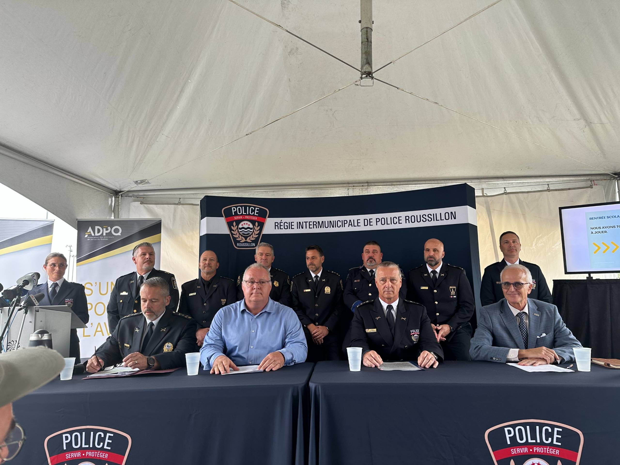 Un cochon en fuite à Châteauguay