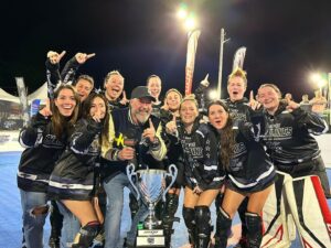 Tournoi provincial de hockey-balle : une équipe de Sainte-Catherine crée la surprise