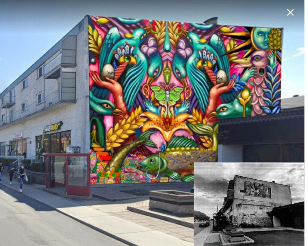 Un nouvel artiste pour la murale du chemin de Chambly