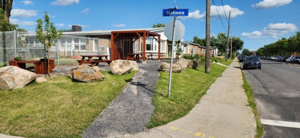 Un nouvel espace vert au cœur de Saint-Hubert