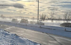 Tempête hivernale : la 15 sud toujours fermée à cause des conditions