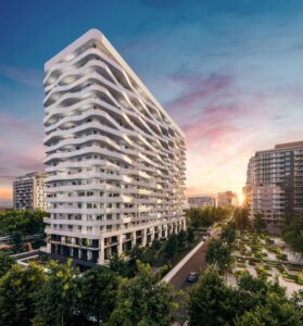 Nouvelle tour d’habitation à Brossard: un projet de 120 M$ sur 19 étages