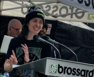 Cinq questions à Annie Guglia, planchiste olympienne