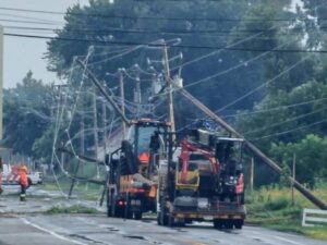 Une «grosse ligne d&rsquo;orages» a frappé la région