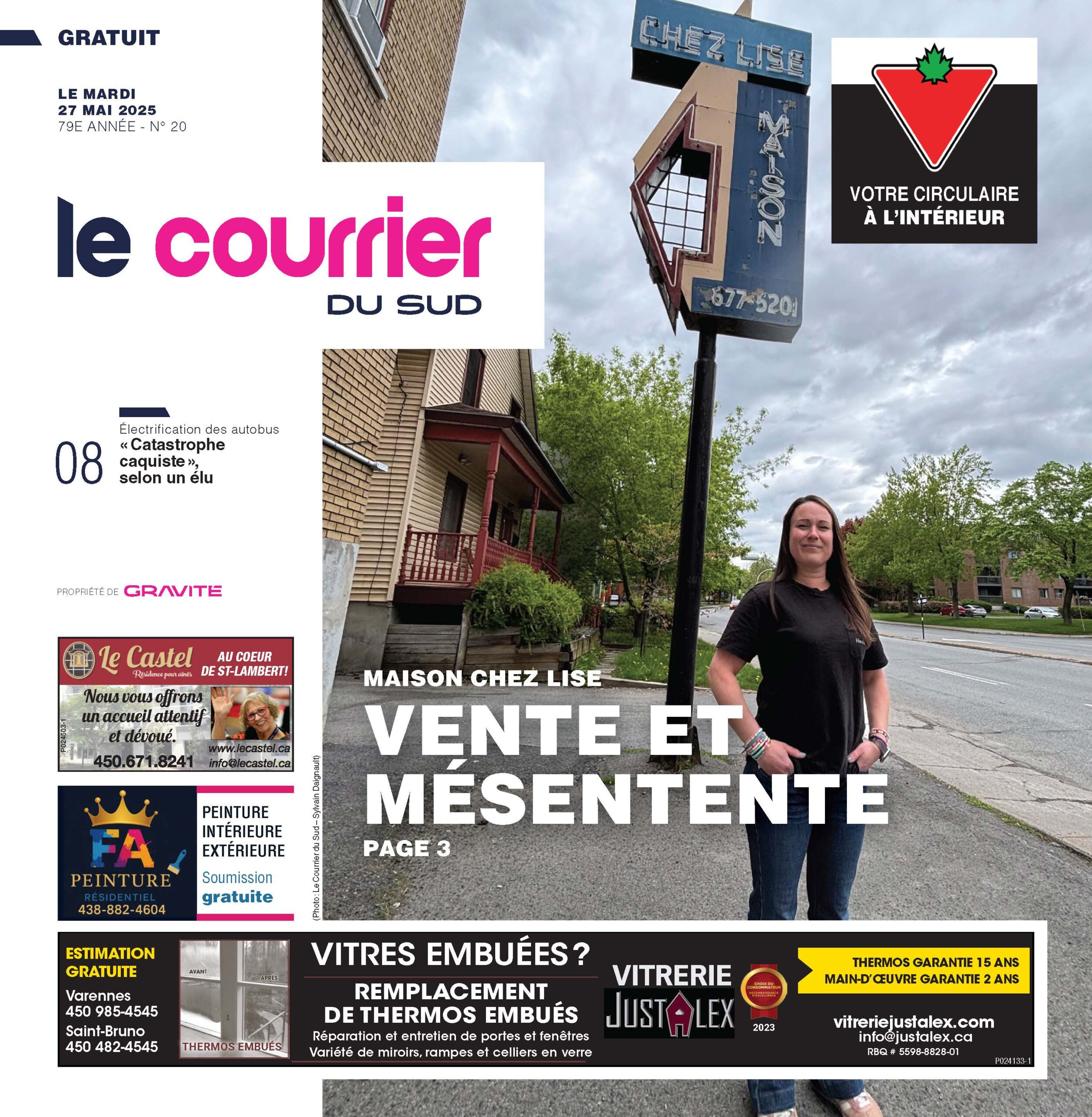 Journal Le Courrier du Sud – 27 mai 2025