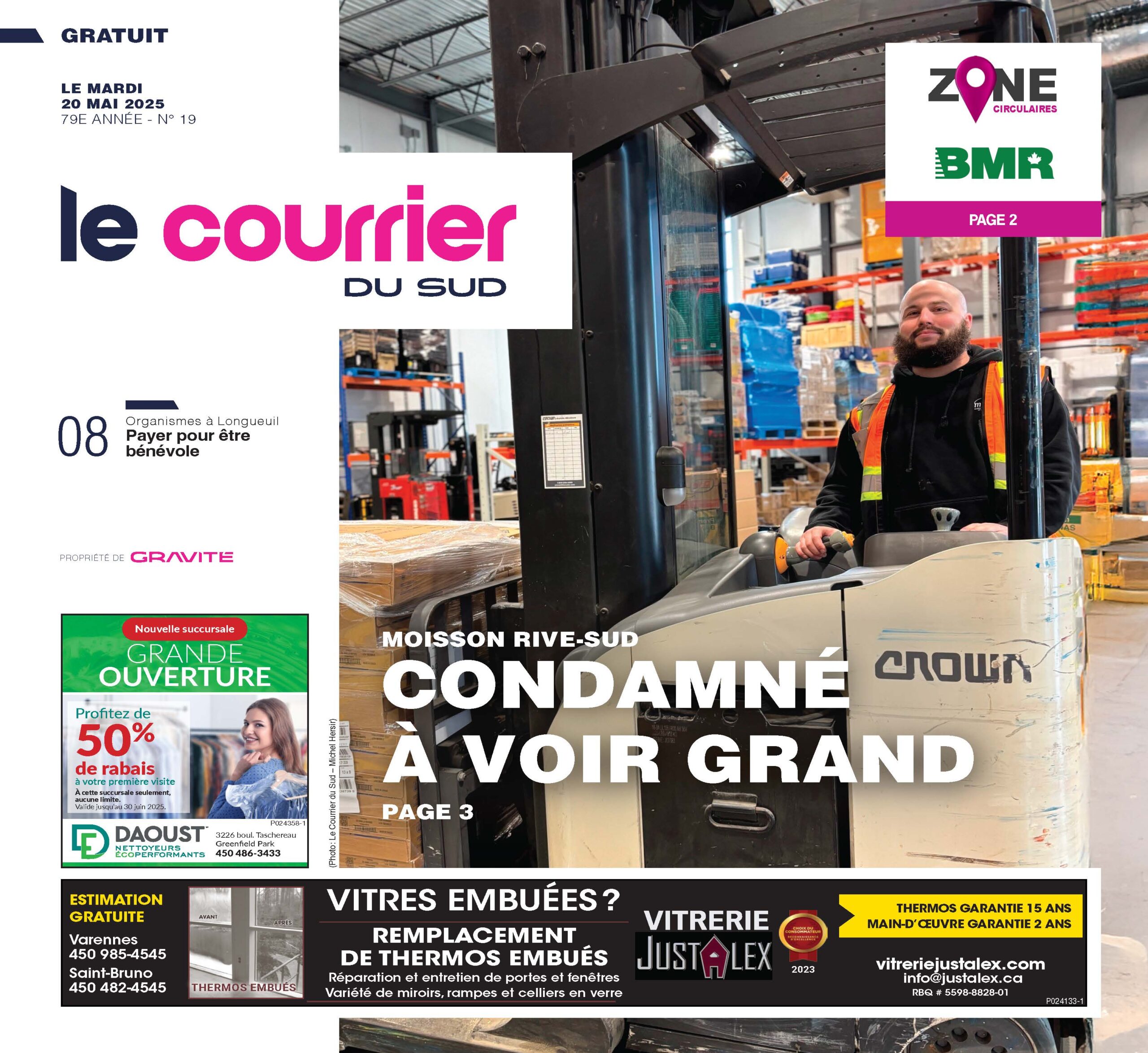 Journal Le Courrier du Sud – 20 mai 2025