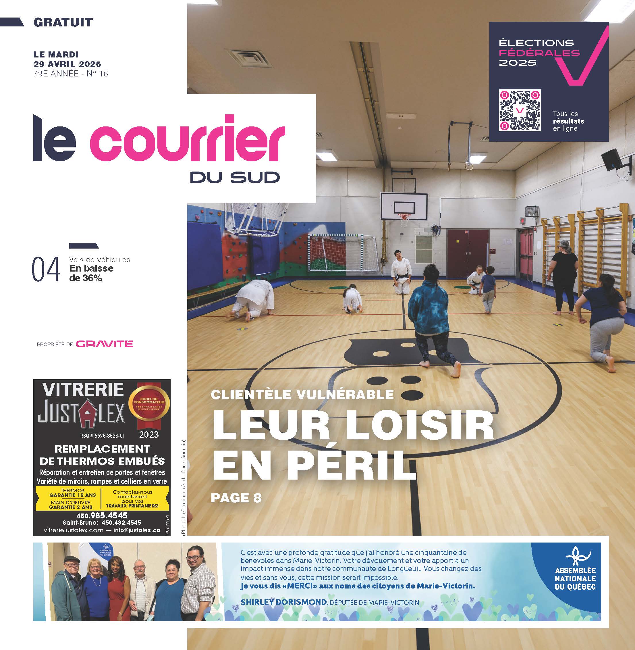 Journal Le Courrier du Sud – 29 avril 2025