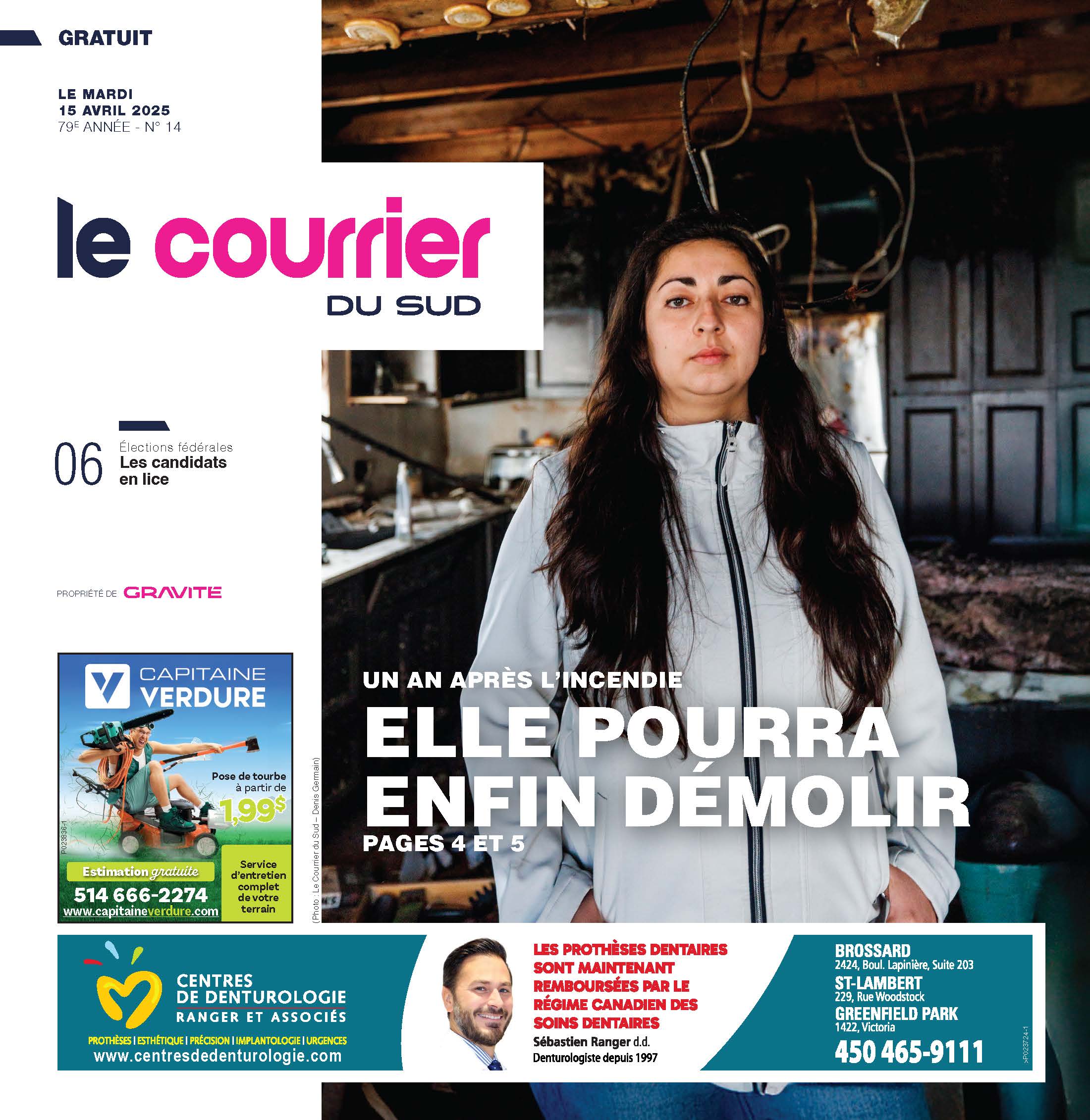 Journal Le Courrier du Sud – 15 avril 2025