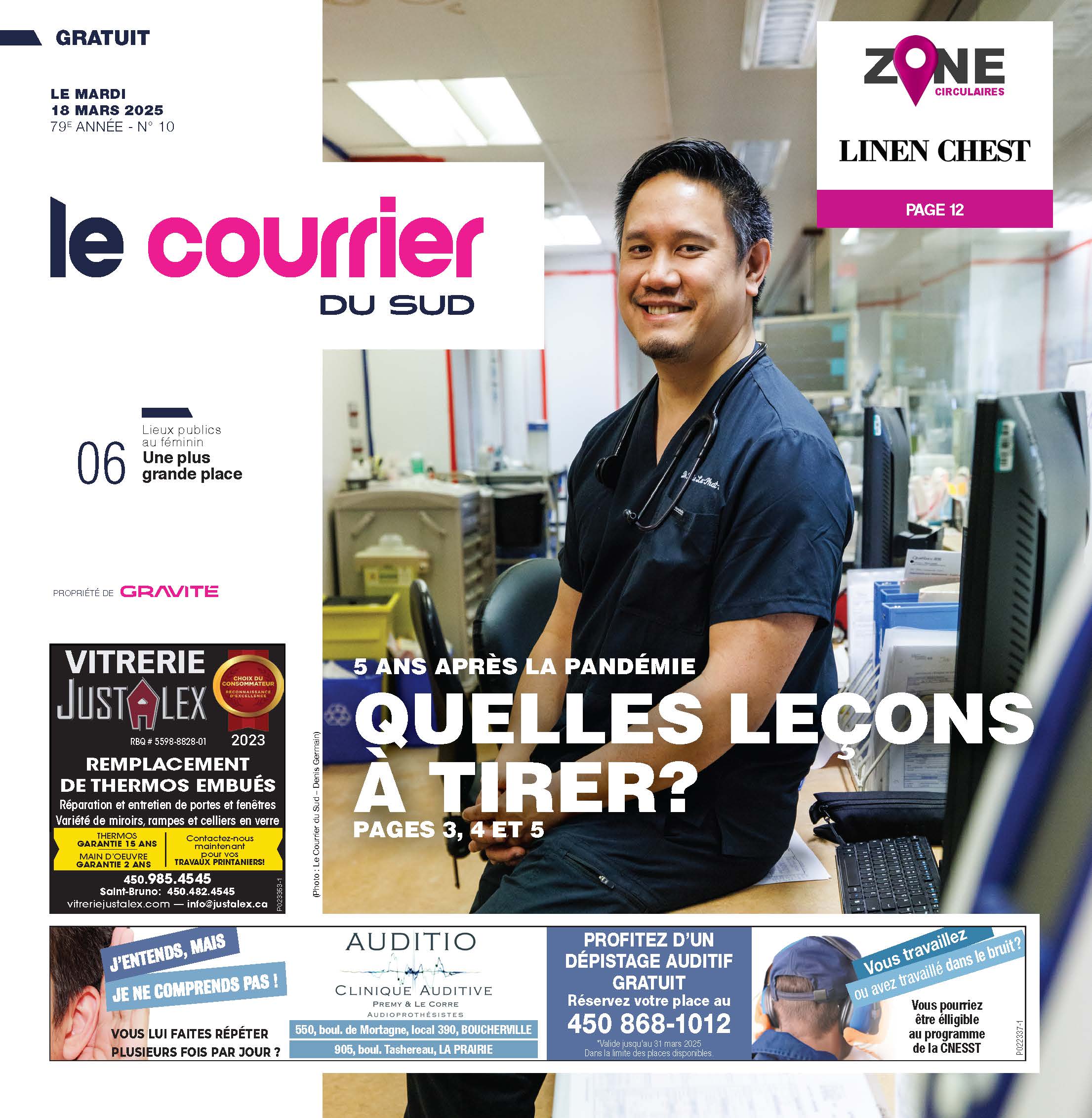 Journal Le Courrier du Sud – 18 mars 2025