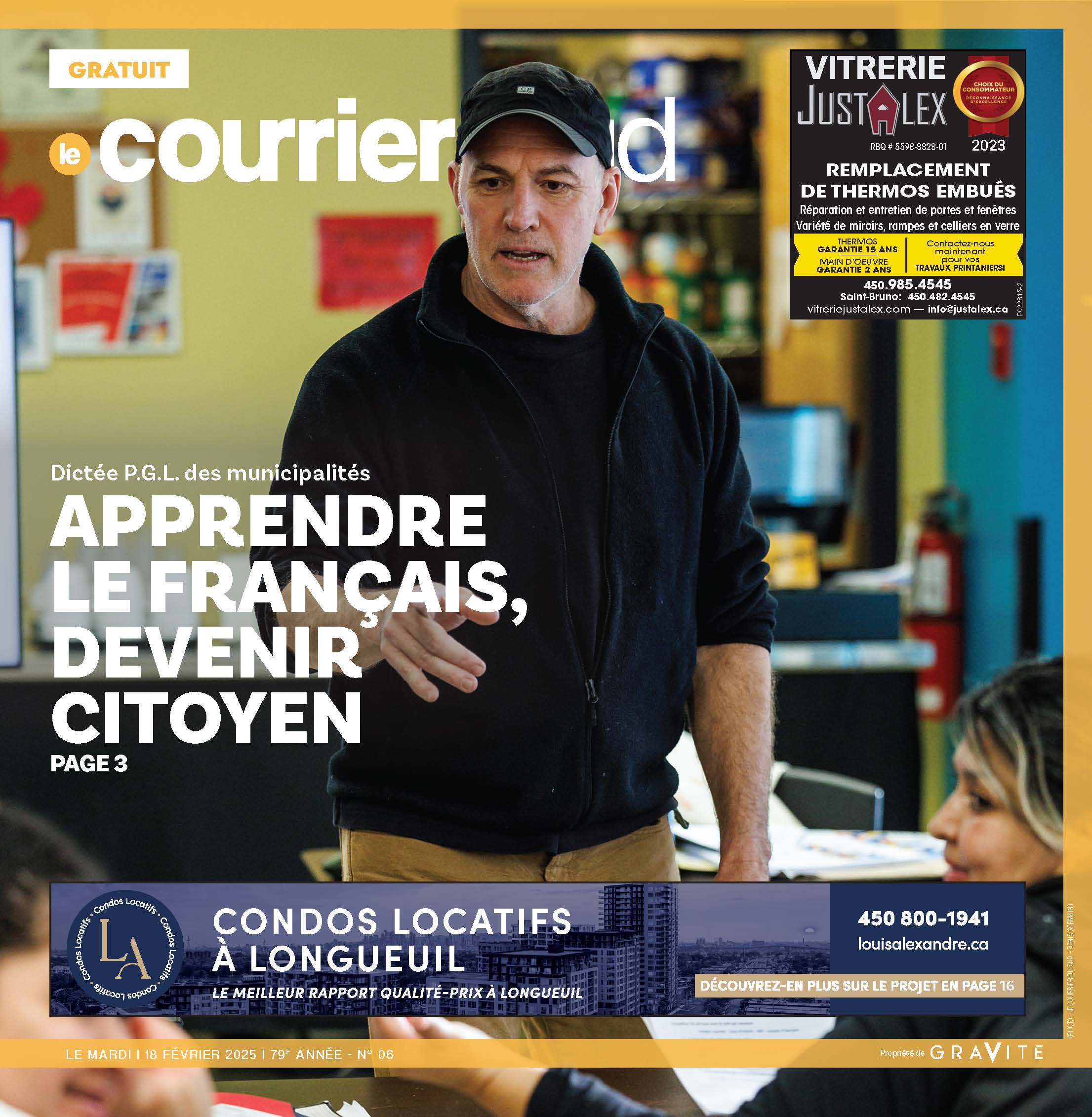 Journal Le Courrier du Sud – 18 février 2025
