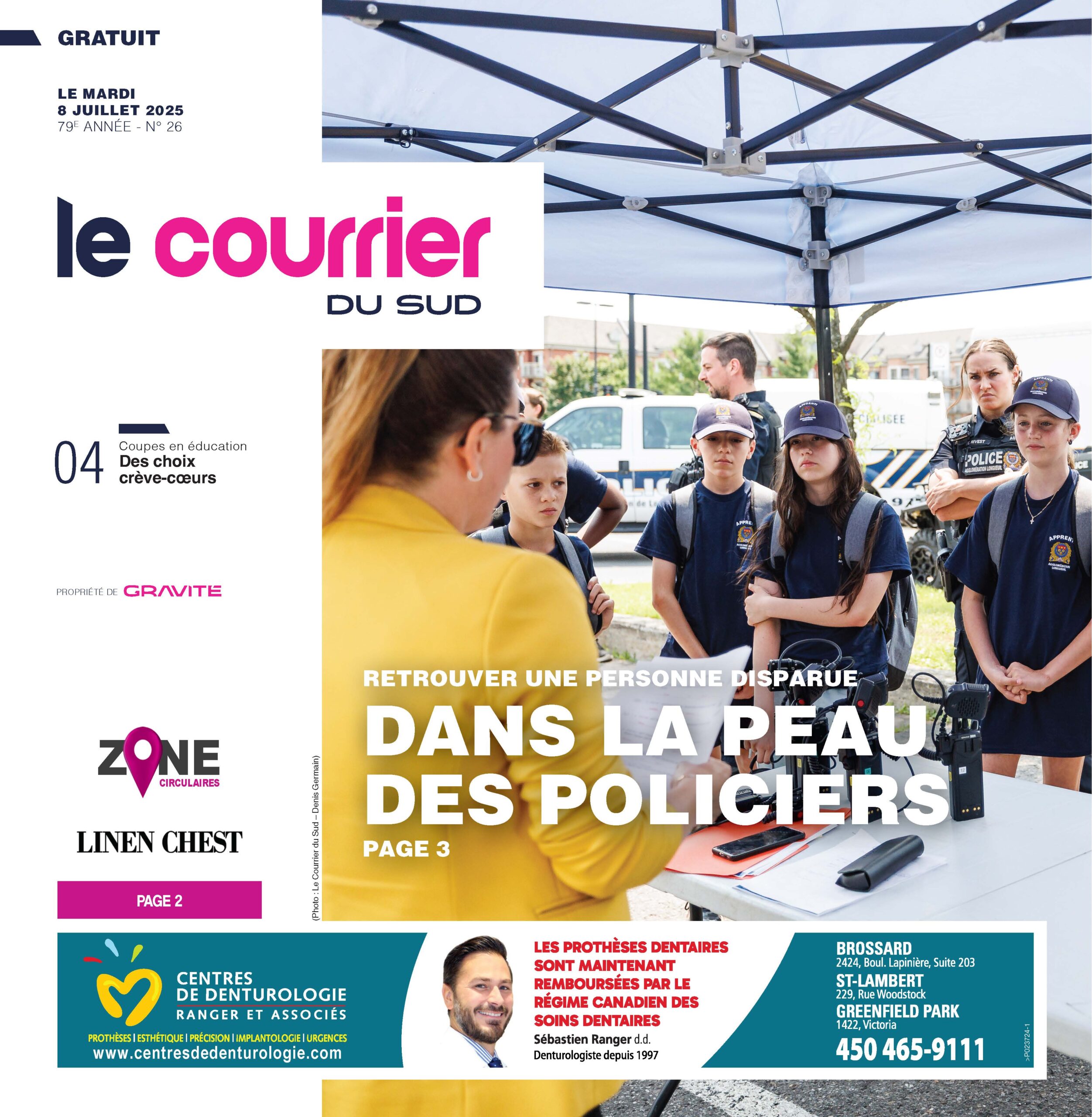 Journal Le Courrier du Sud – 8 juillet 2025
