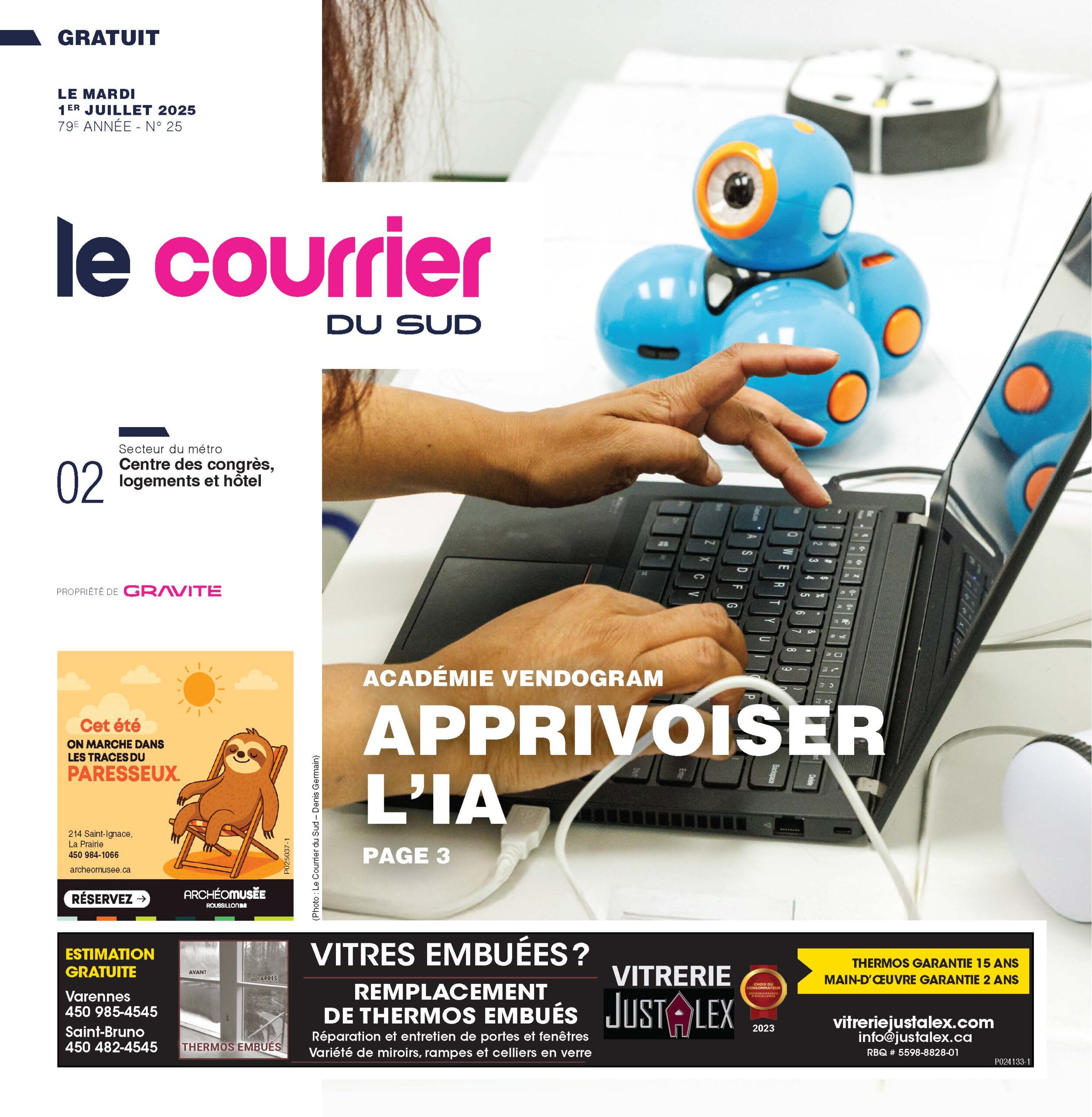 Journal Le Courrier du Sud – 1 juillet 2025