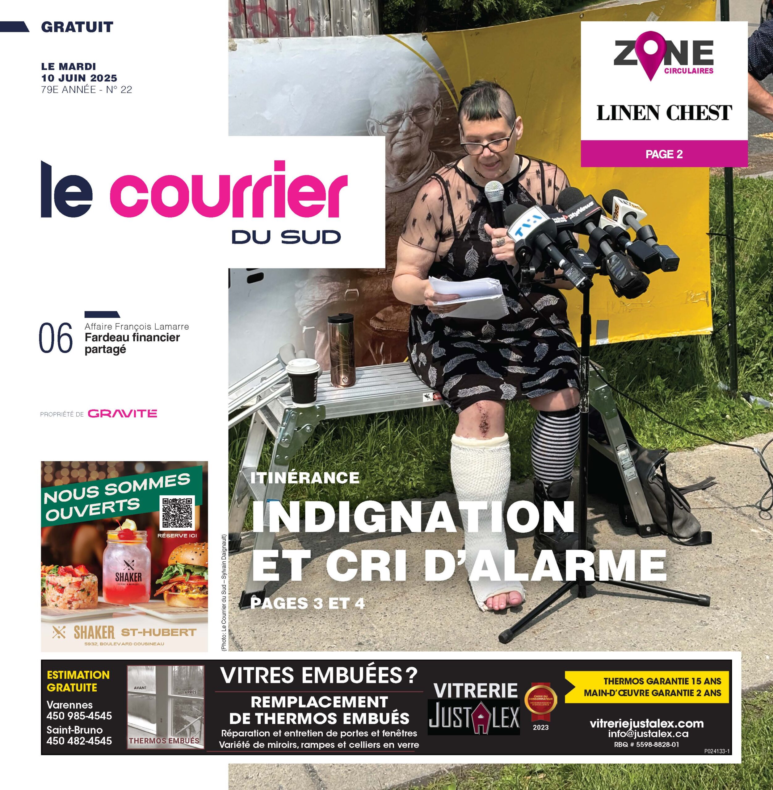 Journal Le Courrier du Sud – 10 juin 2025