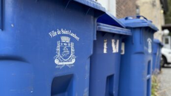 Saint-Lambert : le recyclage revient aux semaines pour des commerçants
