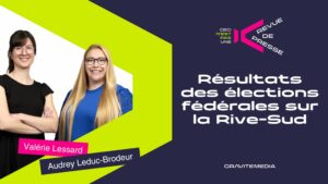 Résultats des élections fédérales sur la Rive-Sud