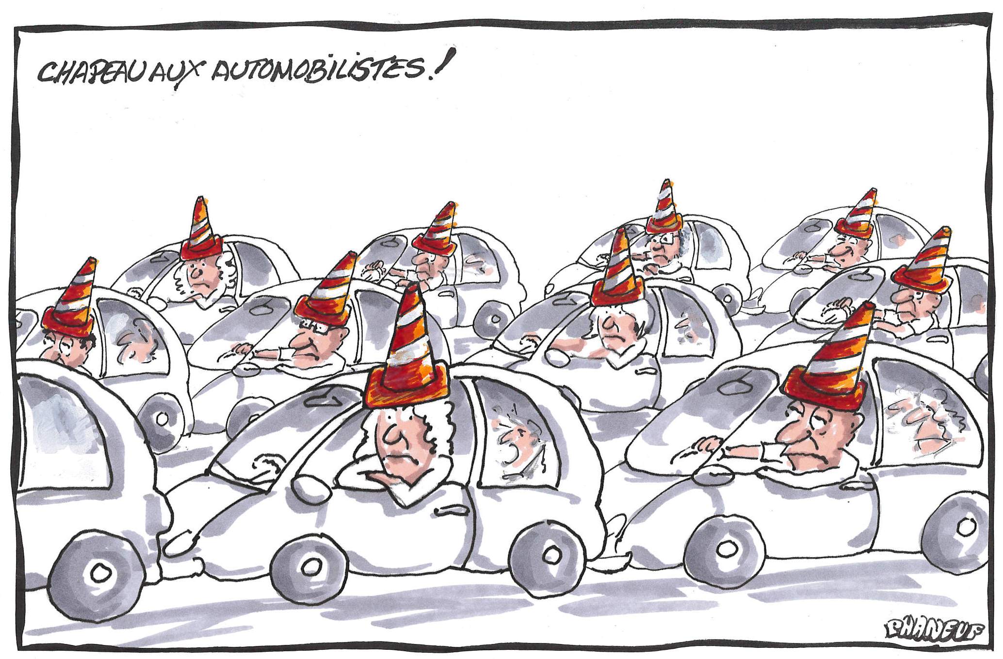Chapeau aux automobilistes !