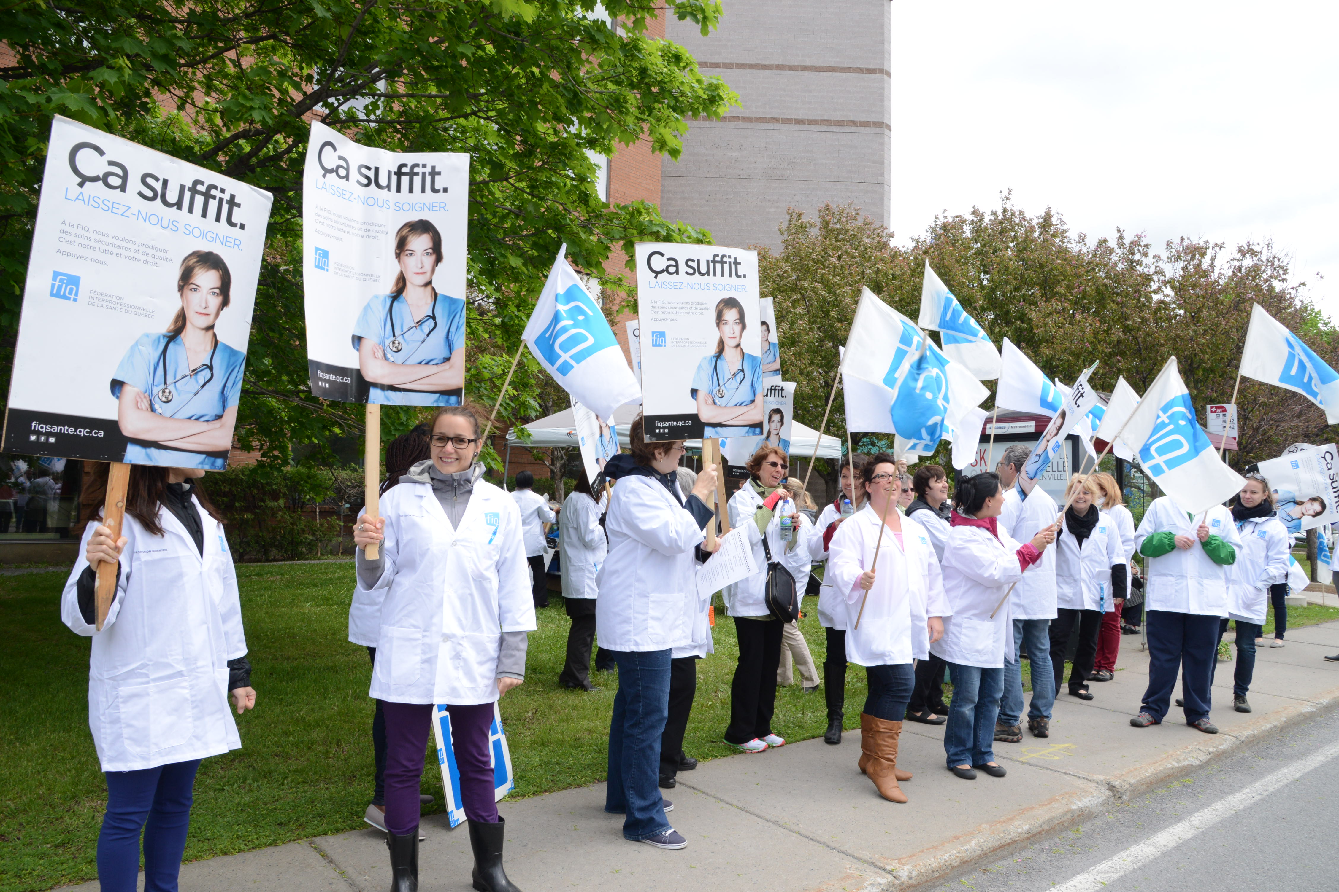 Les infirmières dénoncent les compressions en santé