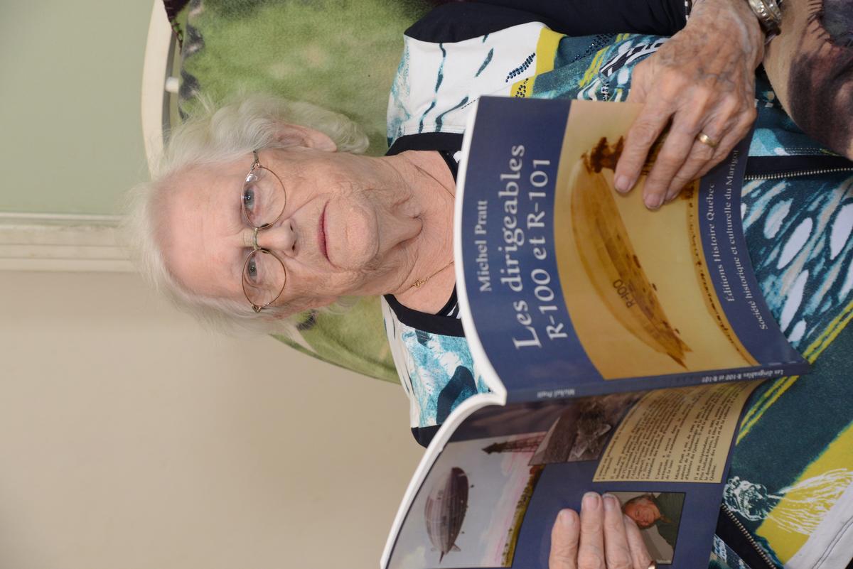 Pauline Émard, l&rsquo;une des rares à avoir vu le R-100 de ses propres yeux !