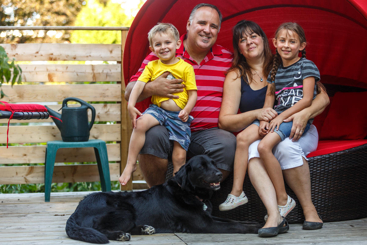 Un an plus tard: une belle cour et du bonheur en famille !