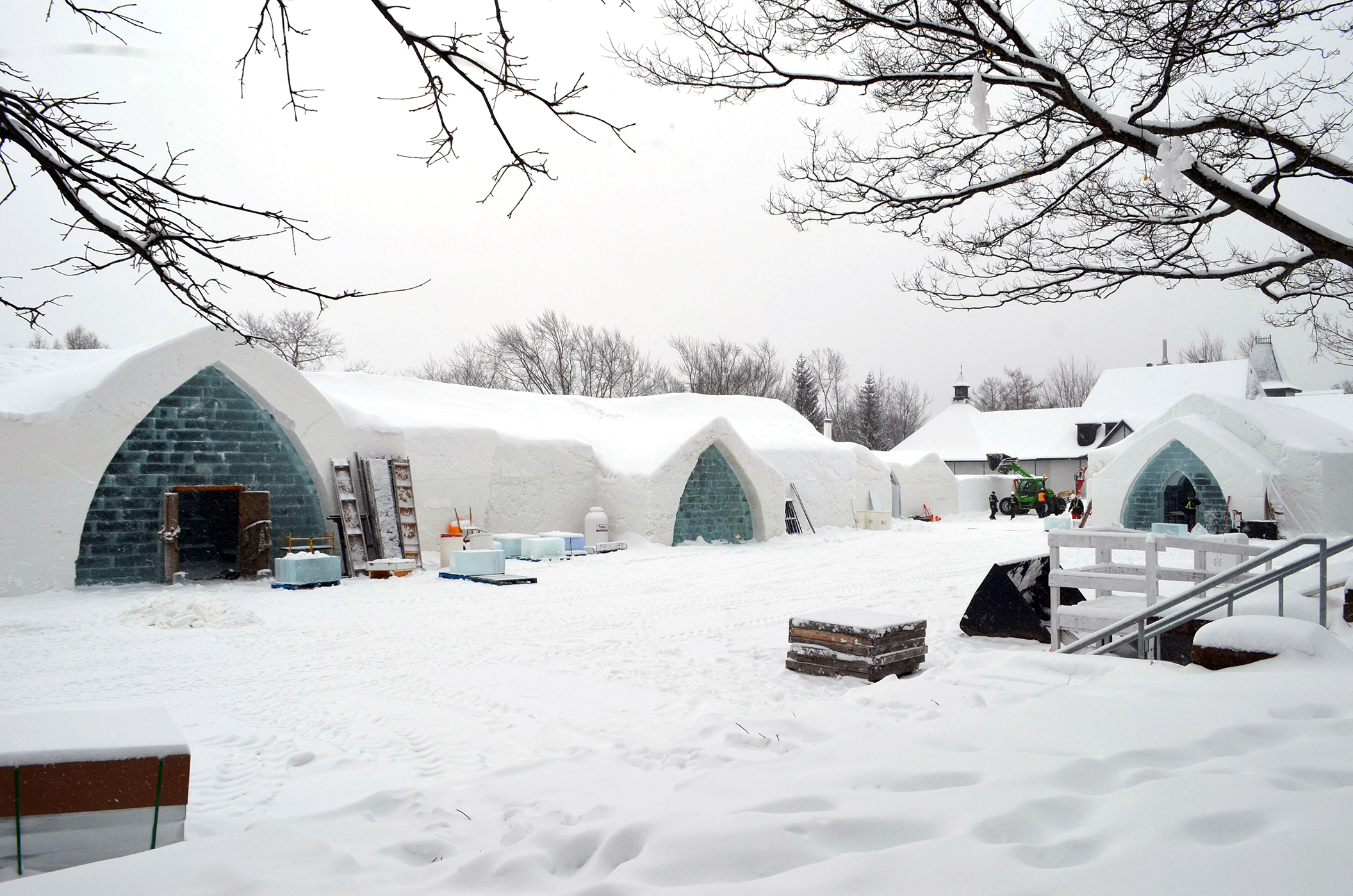 L&rsquo;hiver s&rsquo;invite à temps pour l&rsquo;ouverture de l&rsquo;Hôtel de Glace