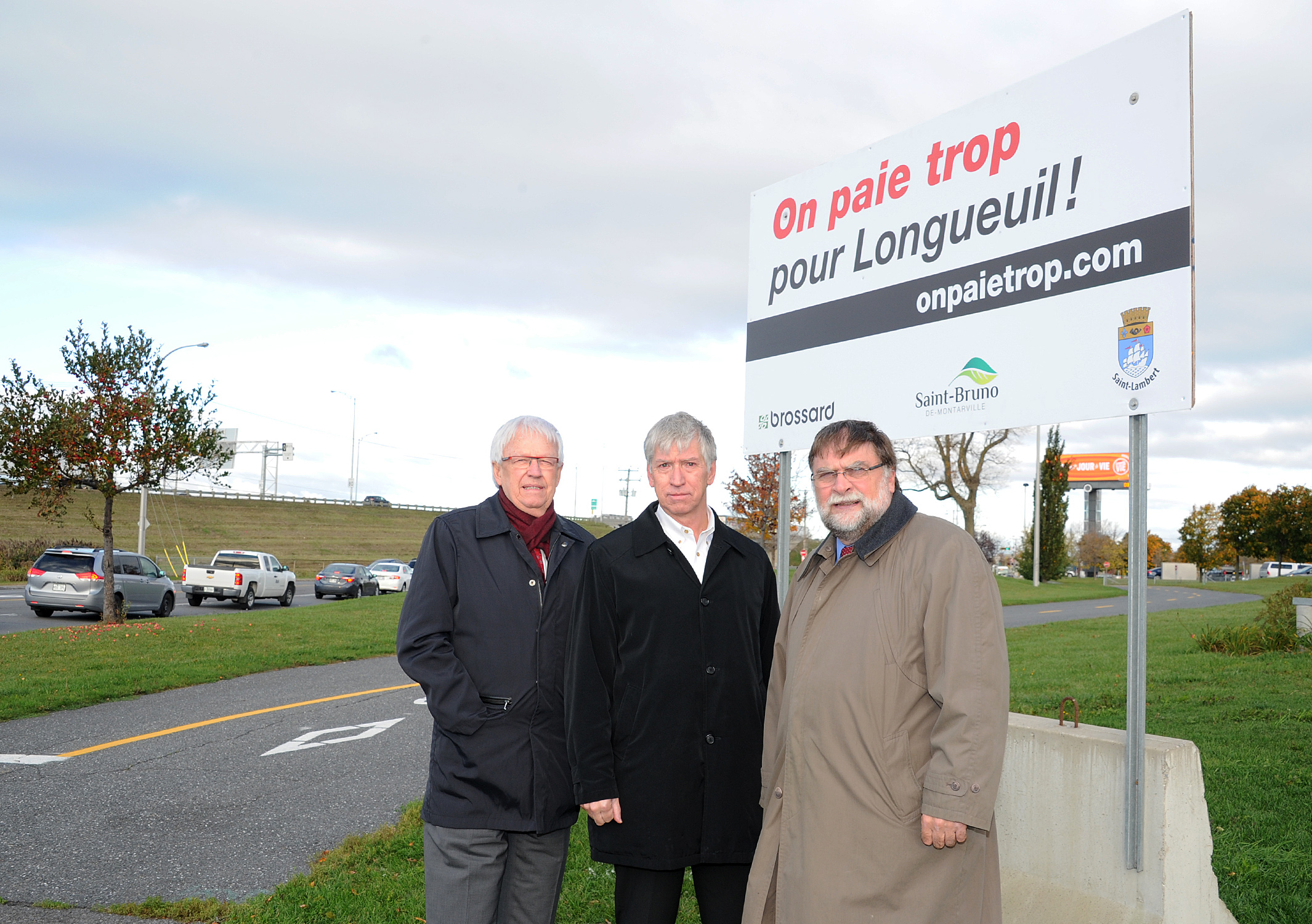 Au moins 60 000$ pour la campagne «On paie trop pour Longueuil»