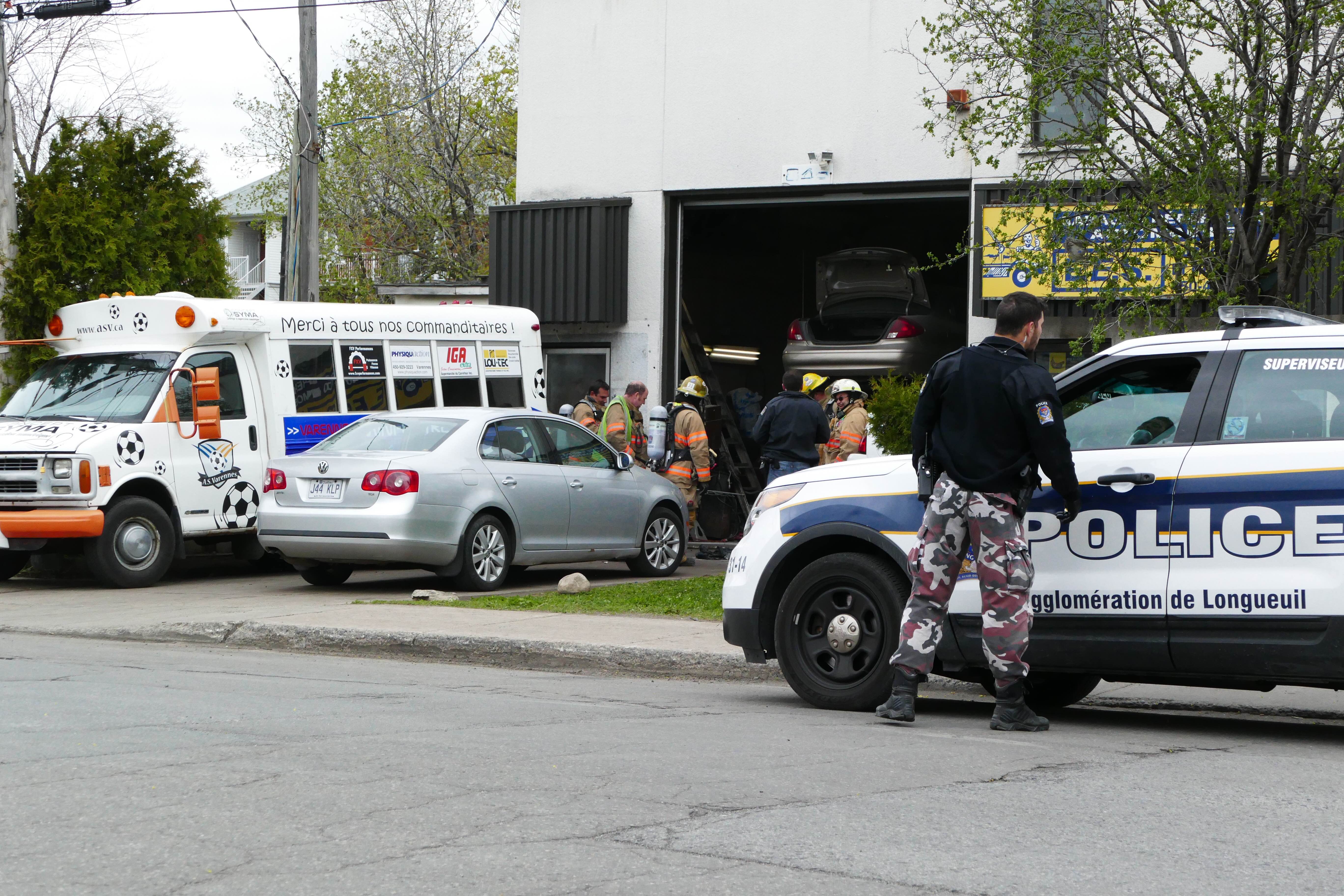 Accident de travail: un homme prend feu à Longueuil