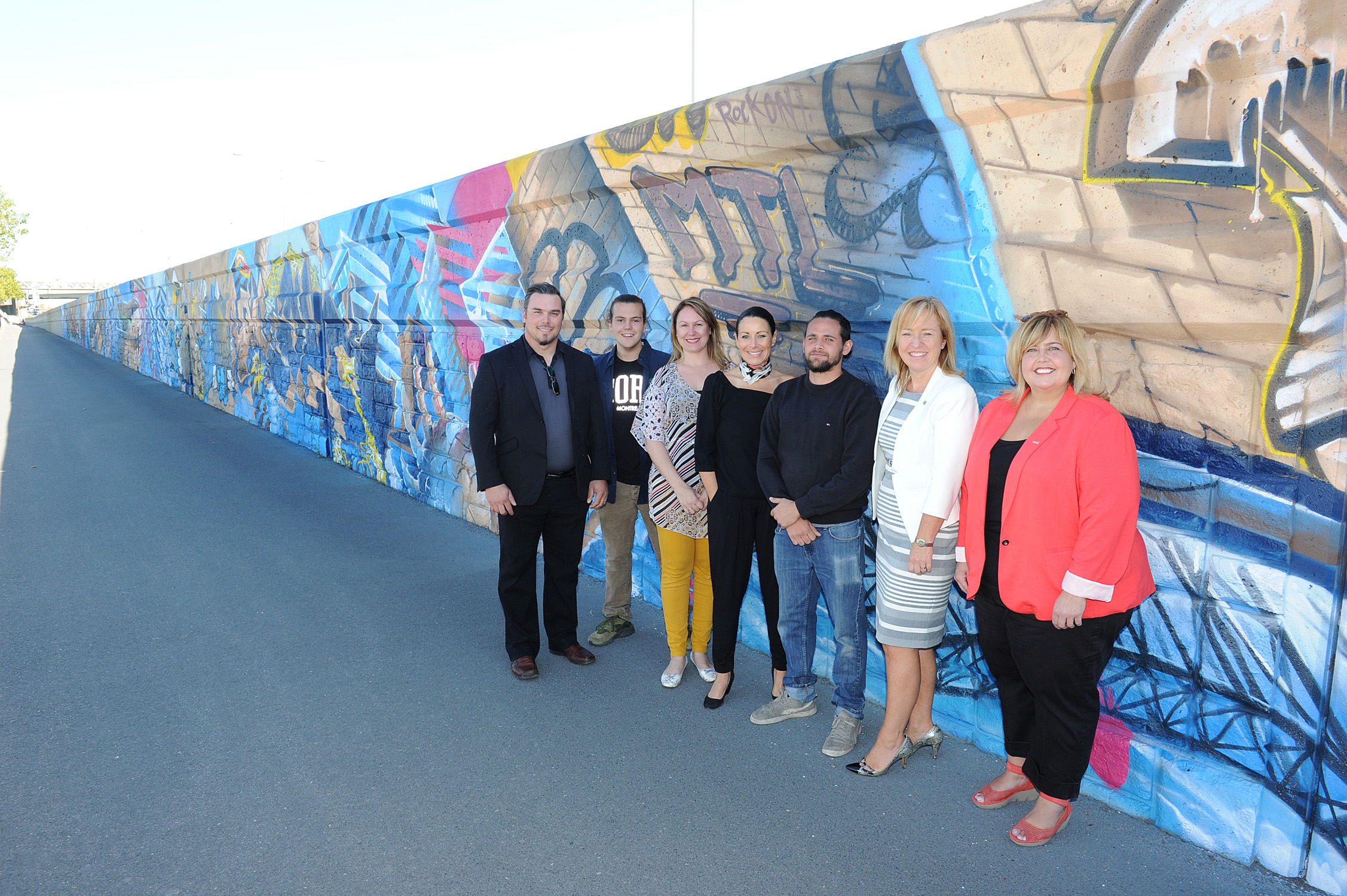 Une murale en hommage à Montréal