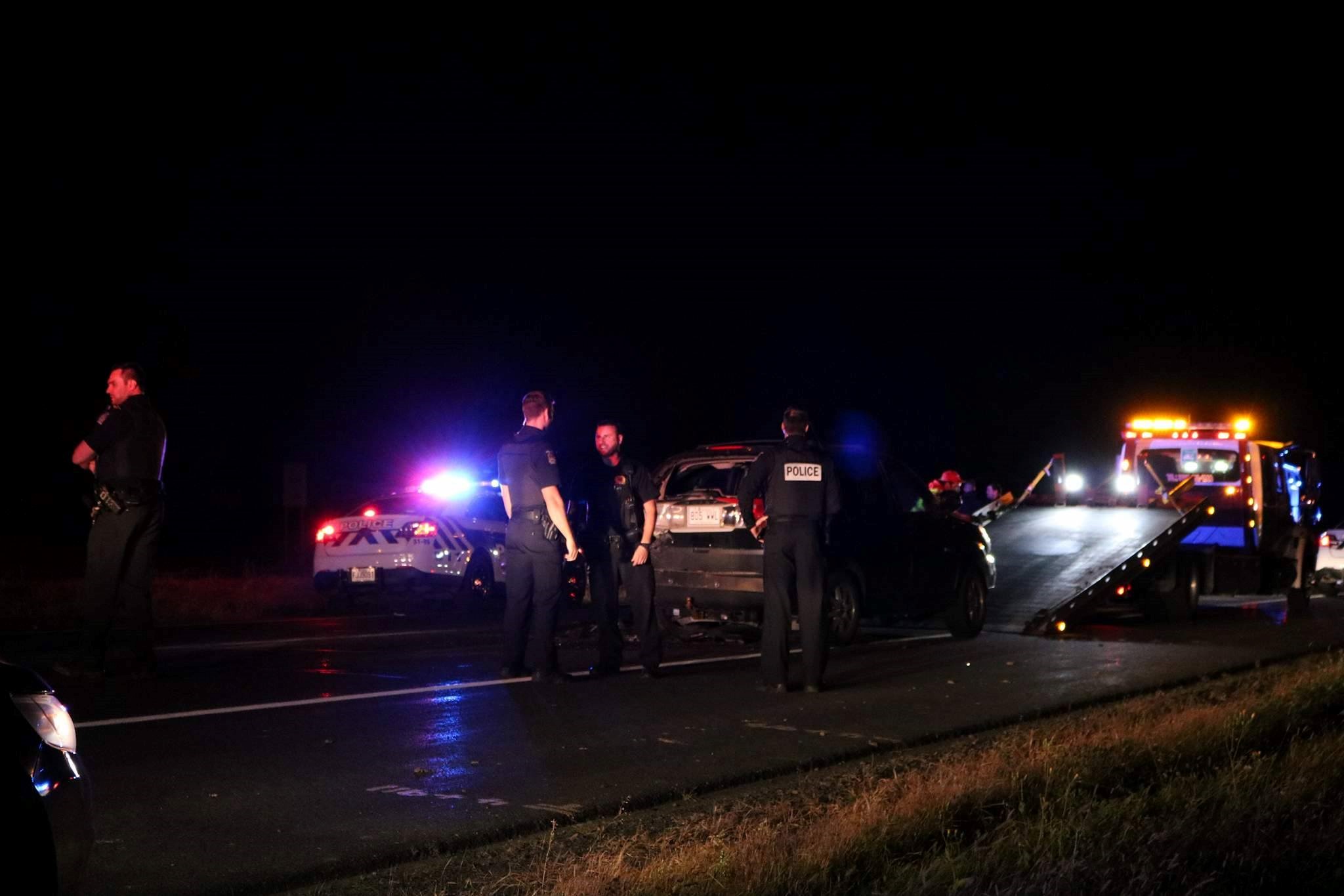 Deux voitures de patrouille percutées lors d’une intervention