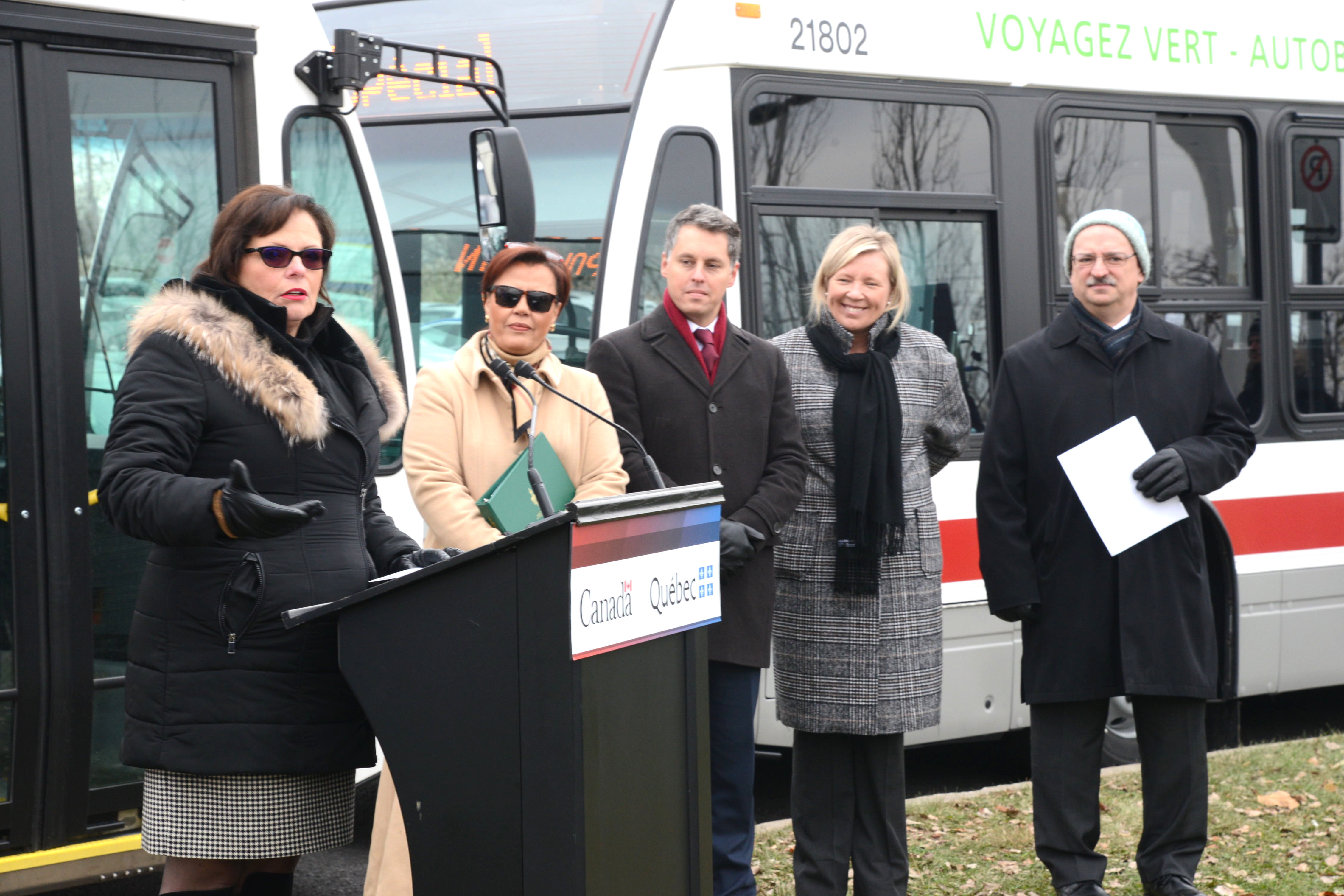 Près de 91 M$ pour améliorer les services de transport en commun sur la Rive-Sud