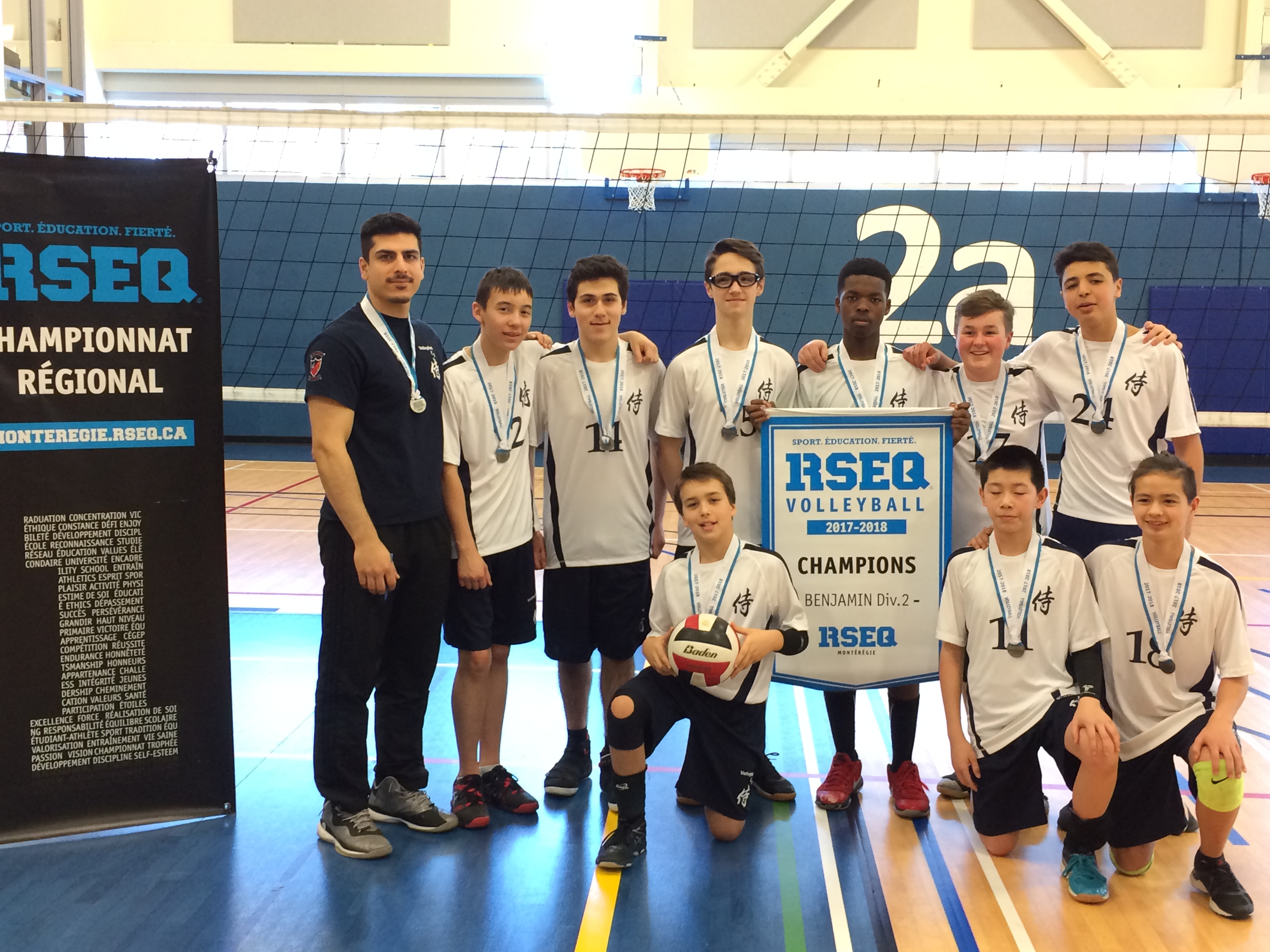 Le Collège Français récolte cinq médailles en volleyball