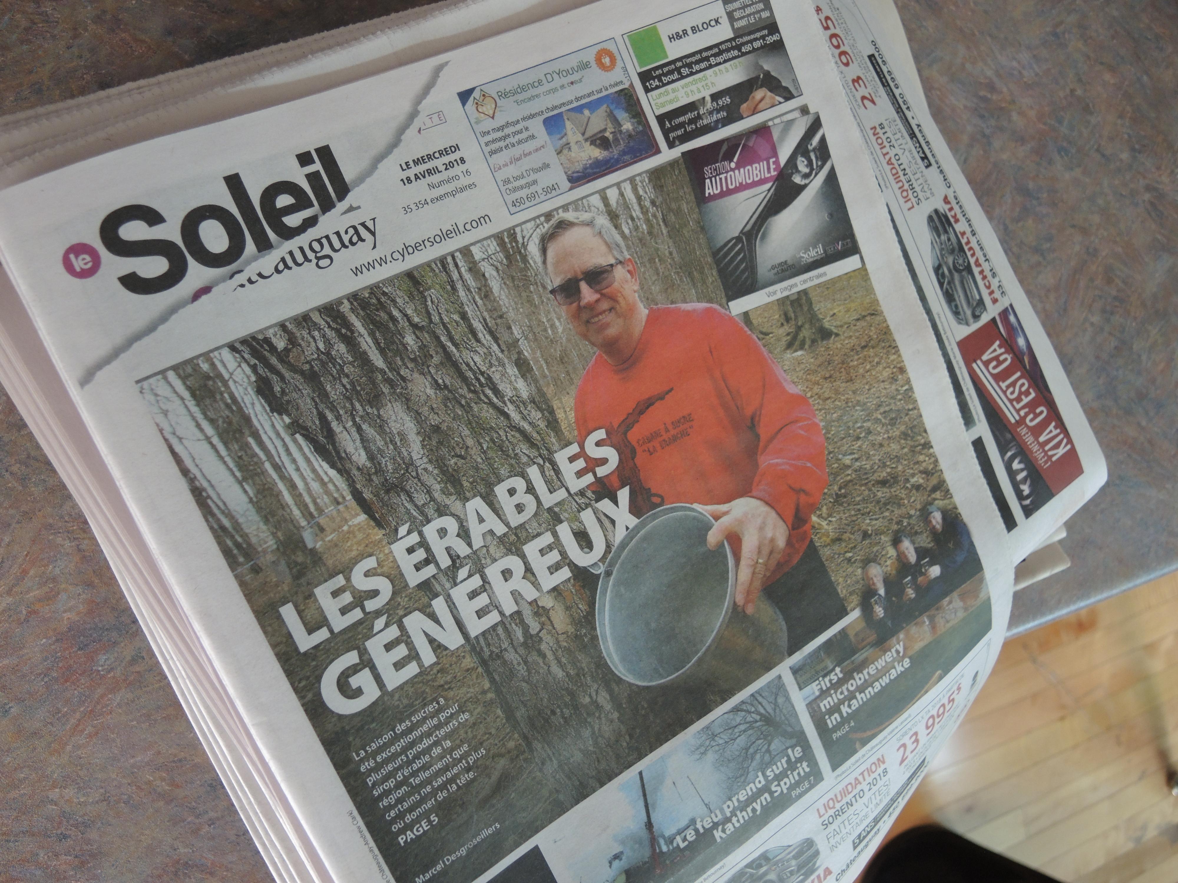 Le Soleil de Châteauguay et Le Reflet finalistes aux Grands Prix des Hebdos