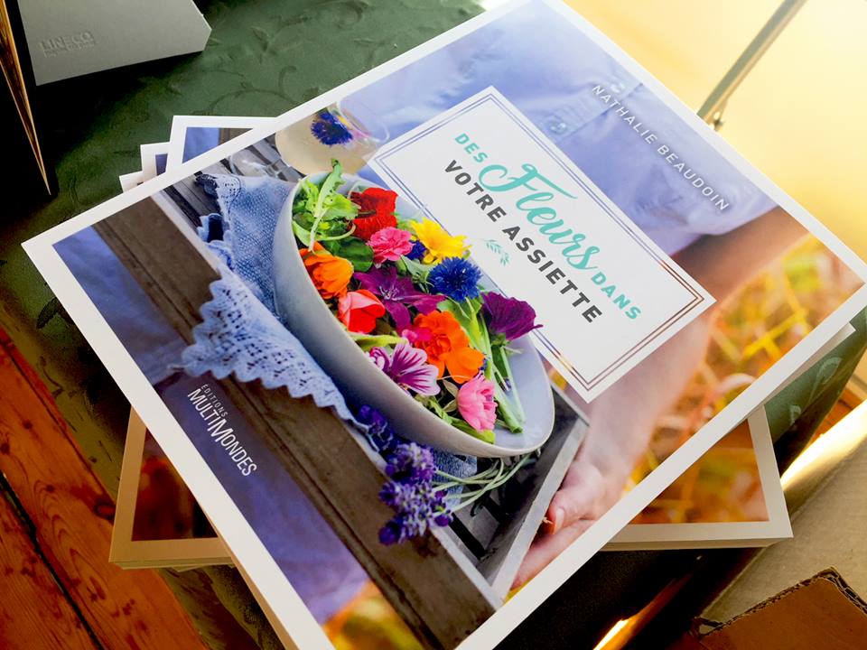 Nathalie Beaudoin lance son livre Des fleurs dans votre assiette