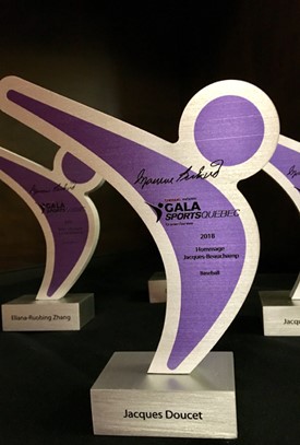 Jacques Doucet et Mélodie Daoust honorés au gala Sports Québec