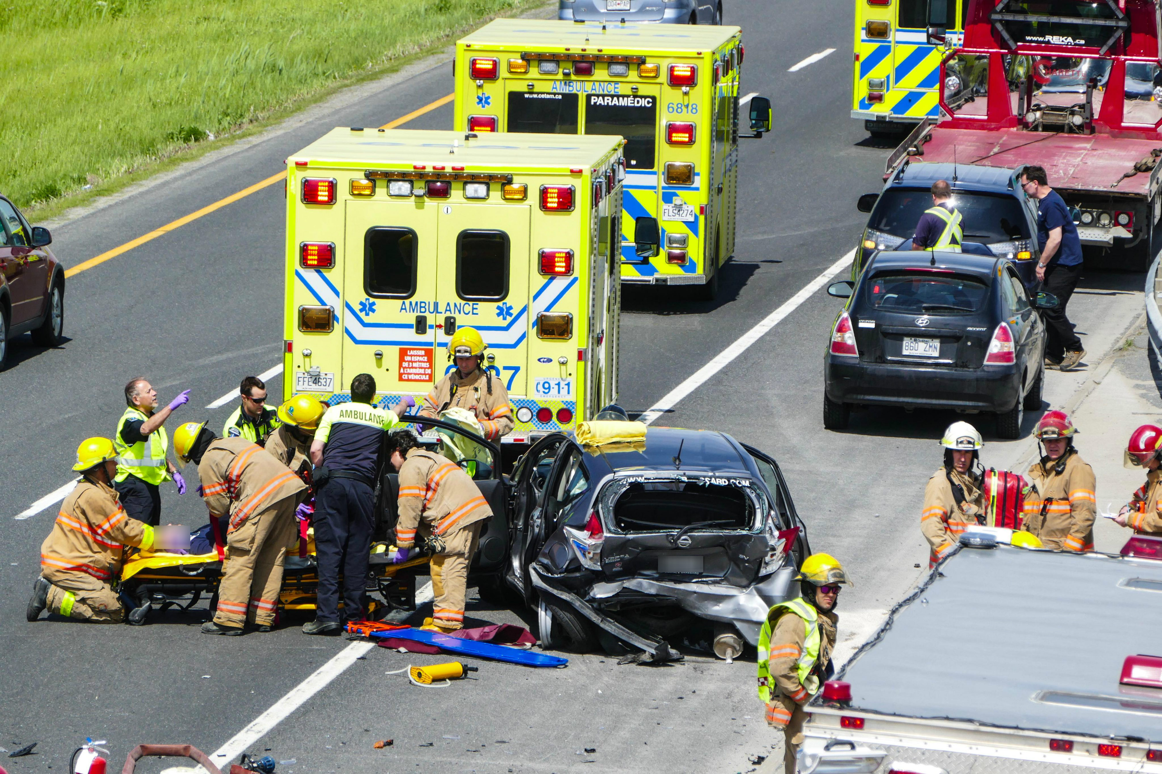 Trois véhicules entrent en collision sur l&rsquo;autoroute 30