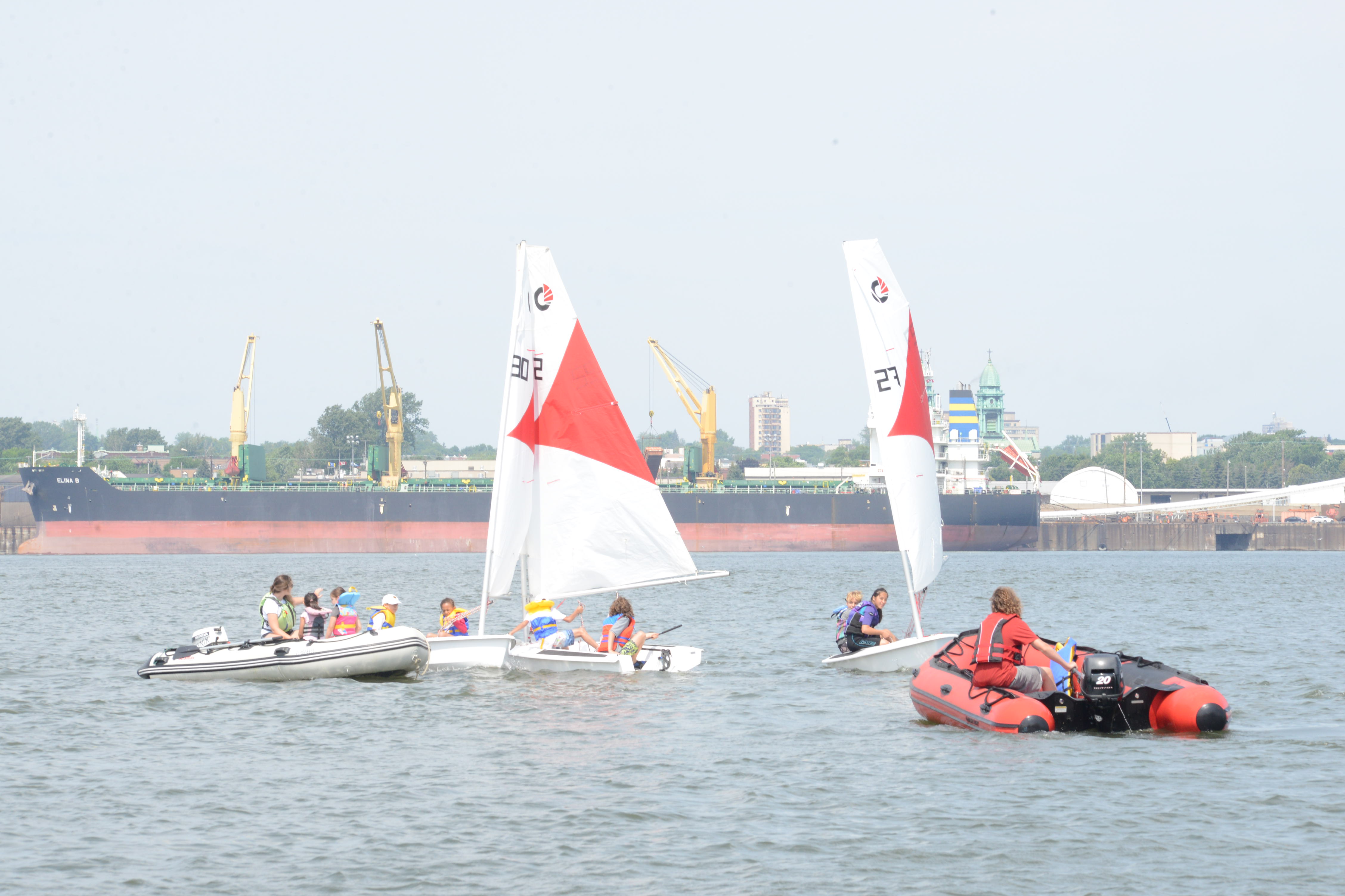 Le camp de jour d’initiation à la voile est de retour au Club nautique de Longueuil