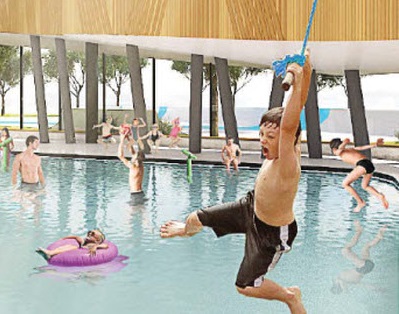 Le projet de complexe aquatique enchante les citoyens