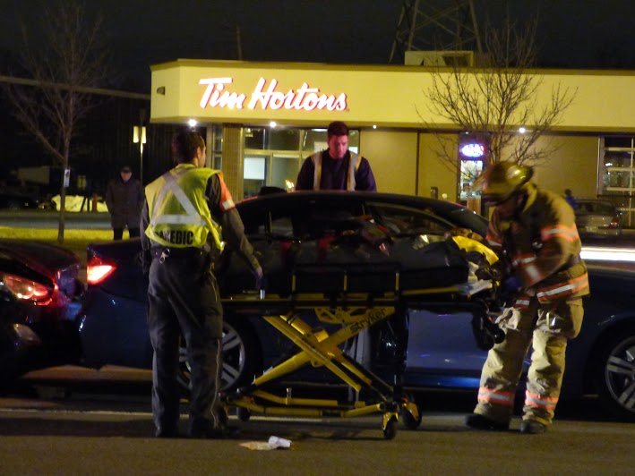 Un accident cause des maux de tête aux automobilistes