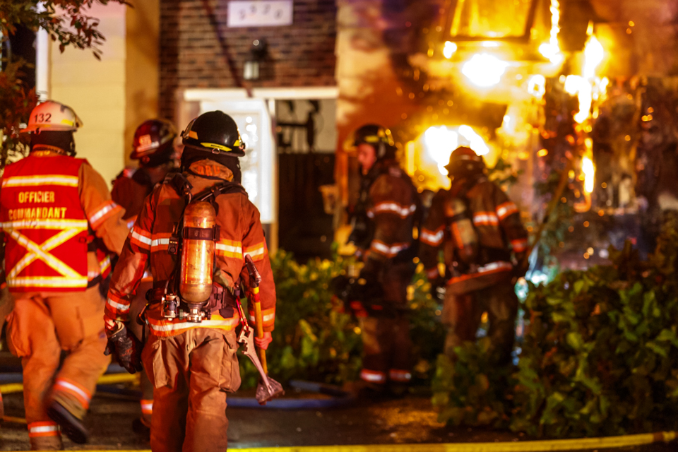 Incendie dans une maison de la rue Asselin