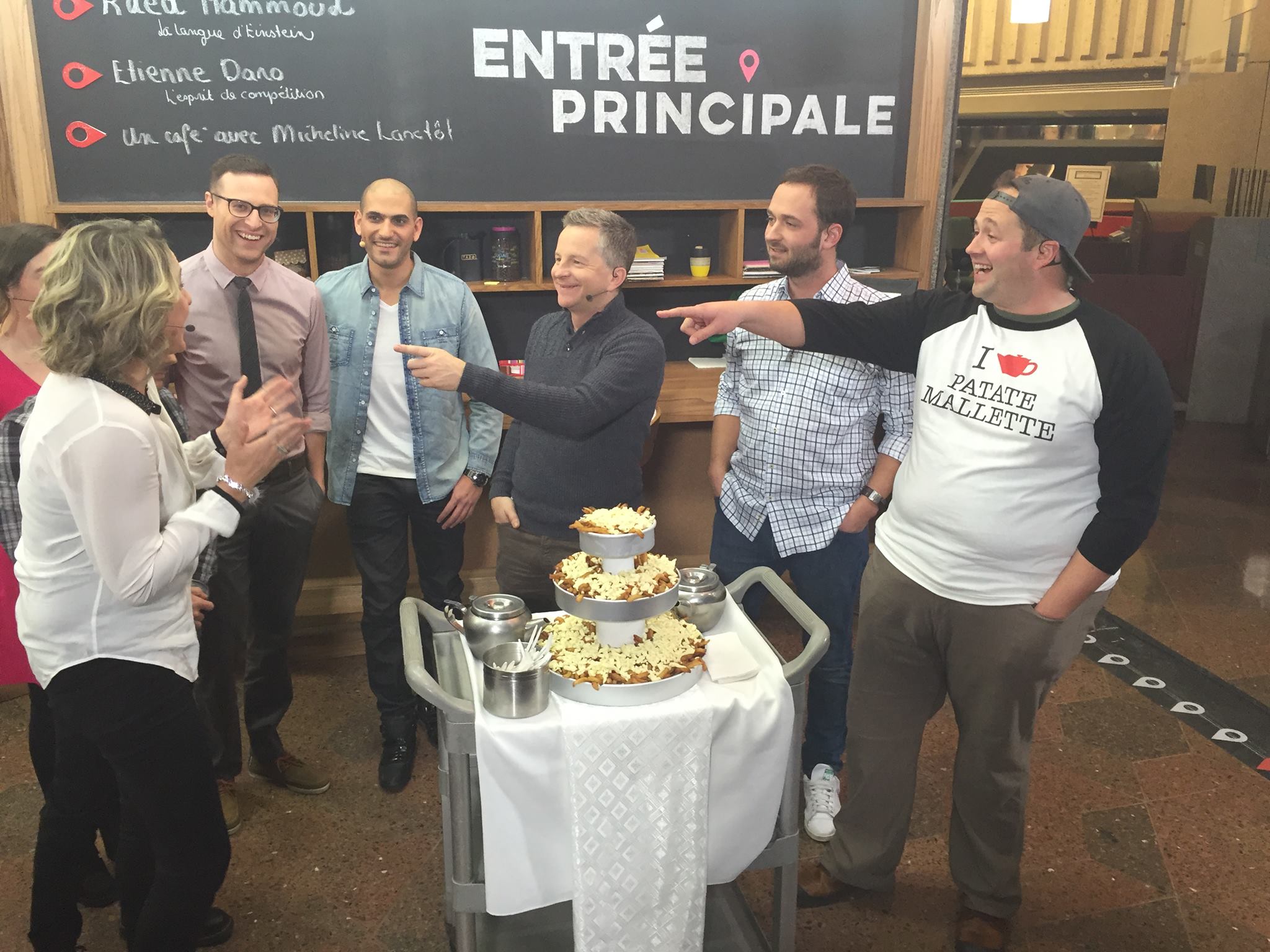 Un gâteau de noces… version poutine!