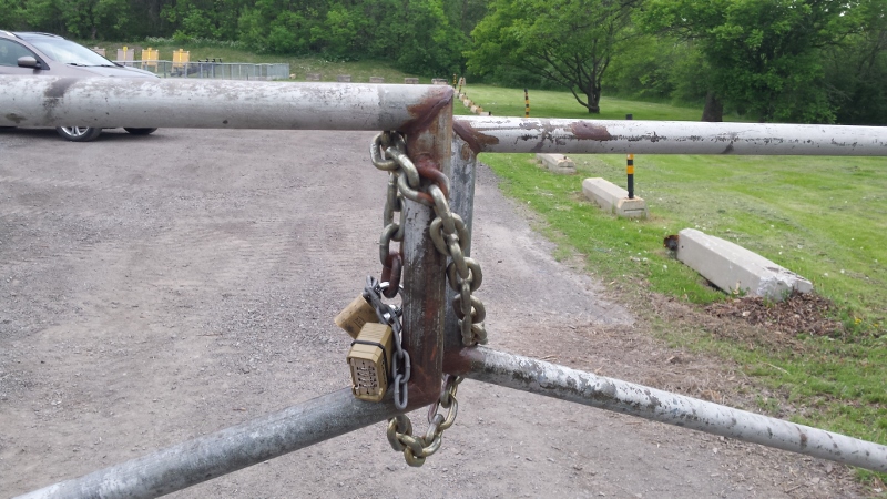 Le centre de plein air fermé en été