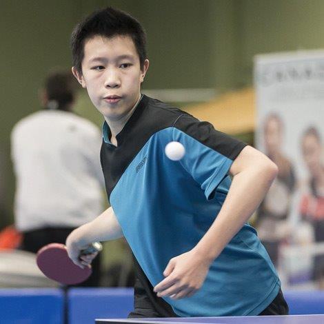 Tommy Xu à la conquête des sommets nationaux en tennis de table
