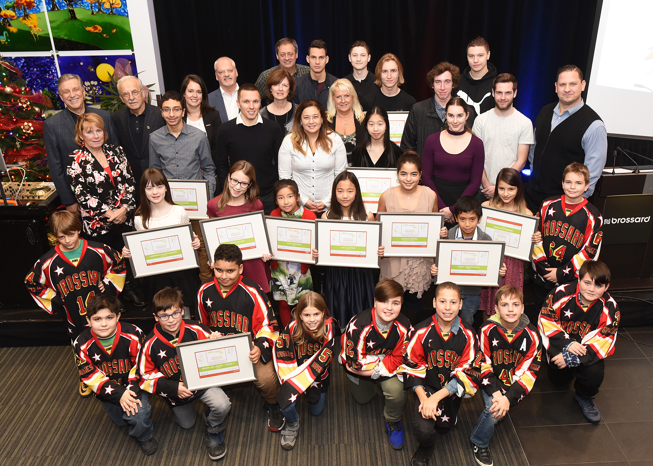 Brossard récompense ses athlètes et artistes locaux