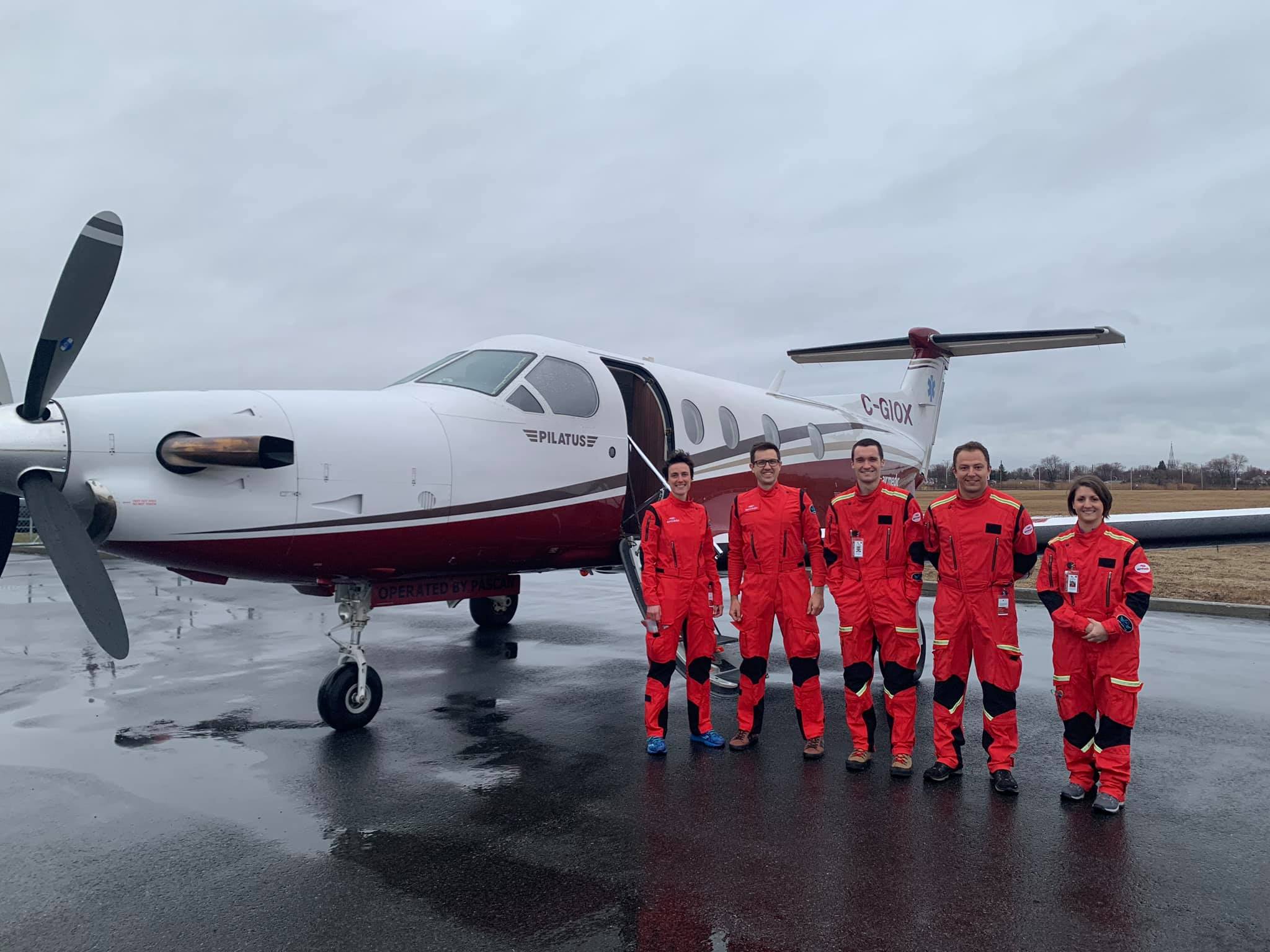 Airmédic transporte des patients atteints de la COVID-19 à travers le Québec