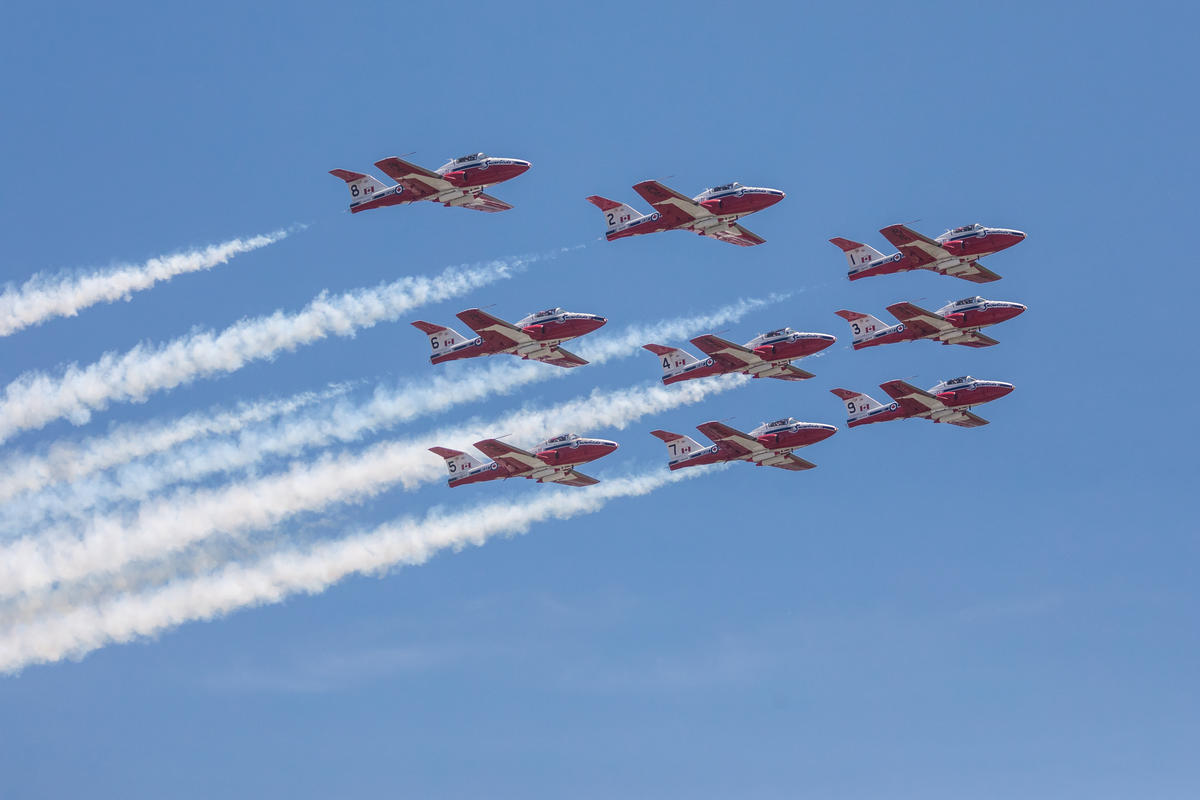 Les Snowbirds survoleront la région en début d&rsquo;après-midi