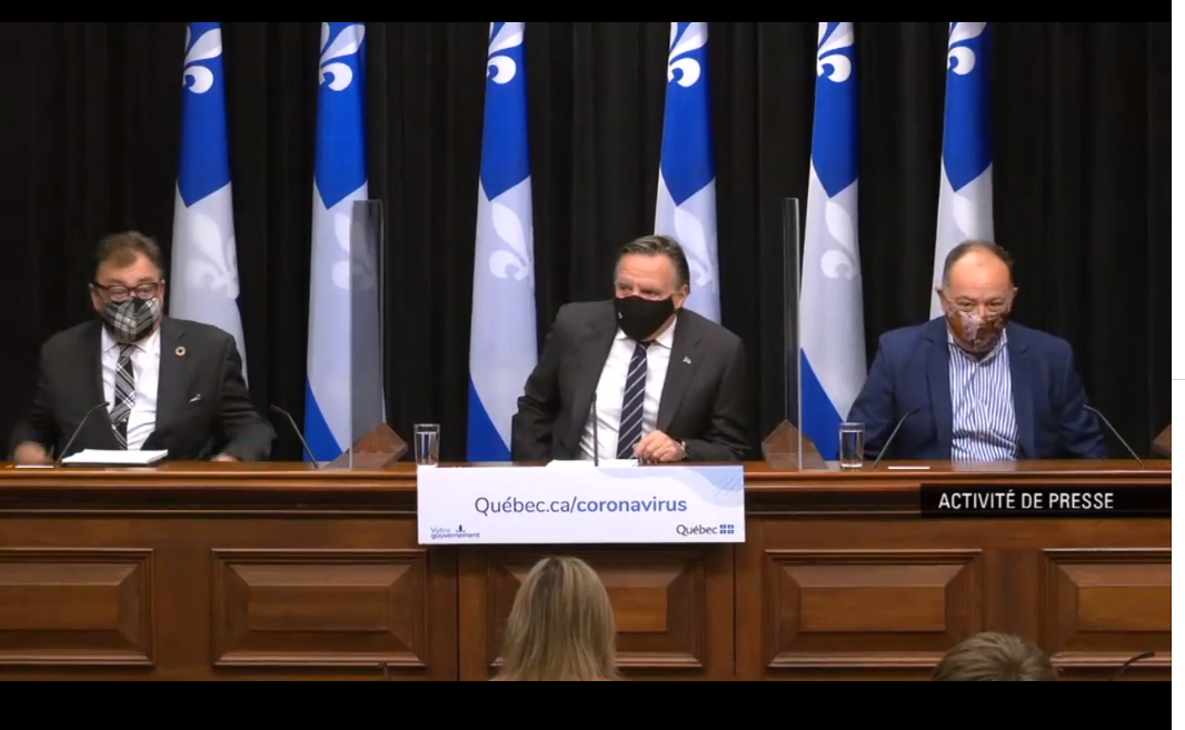 «On reste chez nous» pour sauver le réseau de la santé, exhorte François Legault