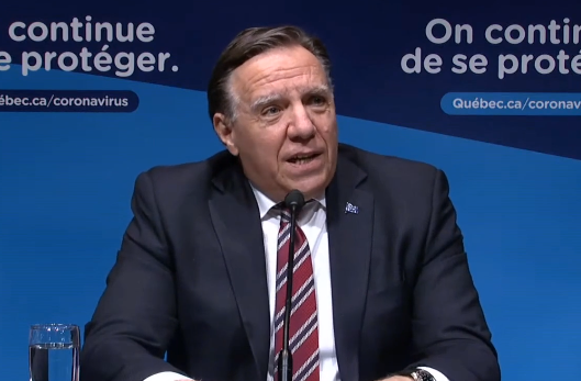 Legault aborde un éventuel relâchement des mesures par région