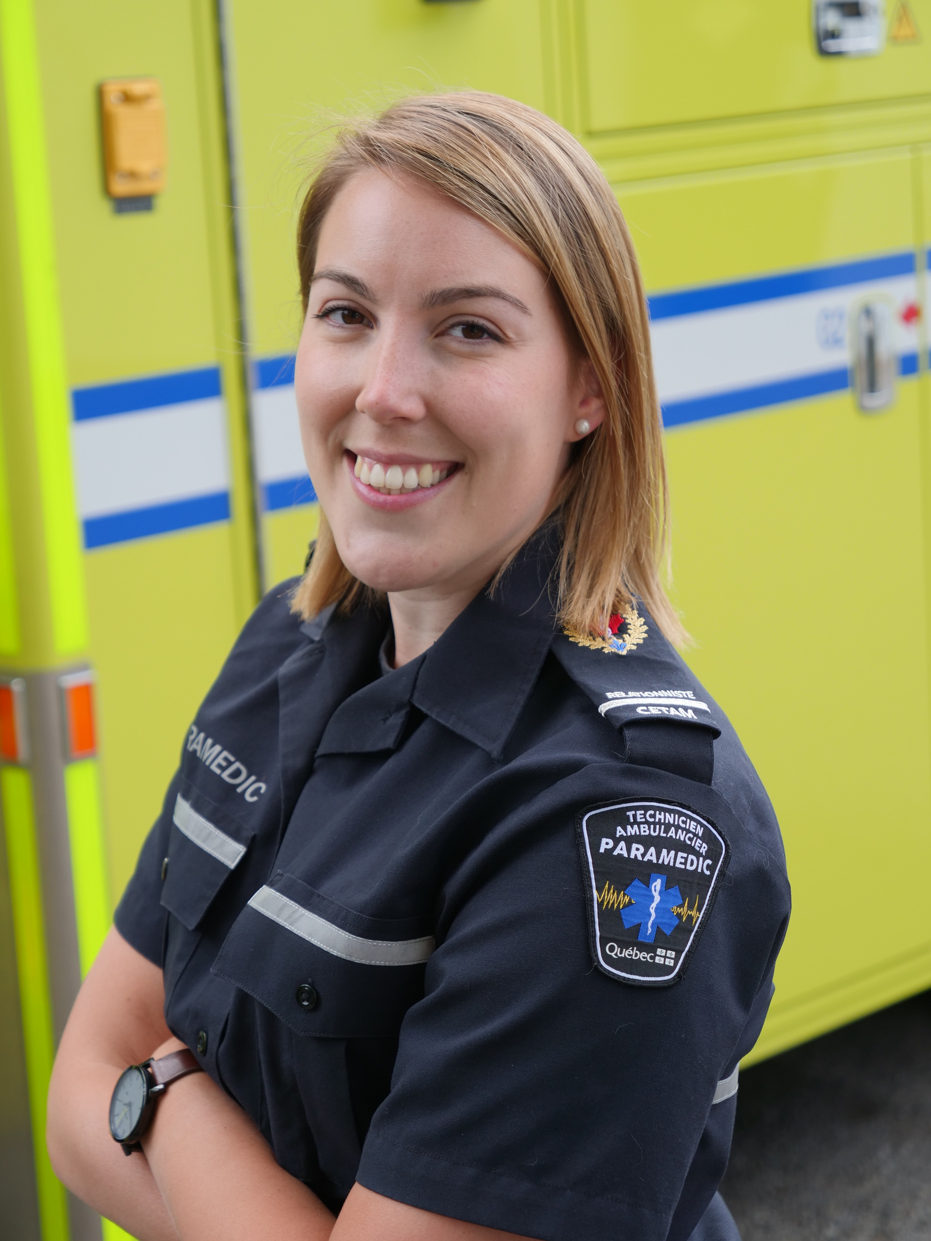 Les ambulancières font leur place