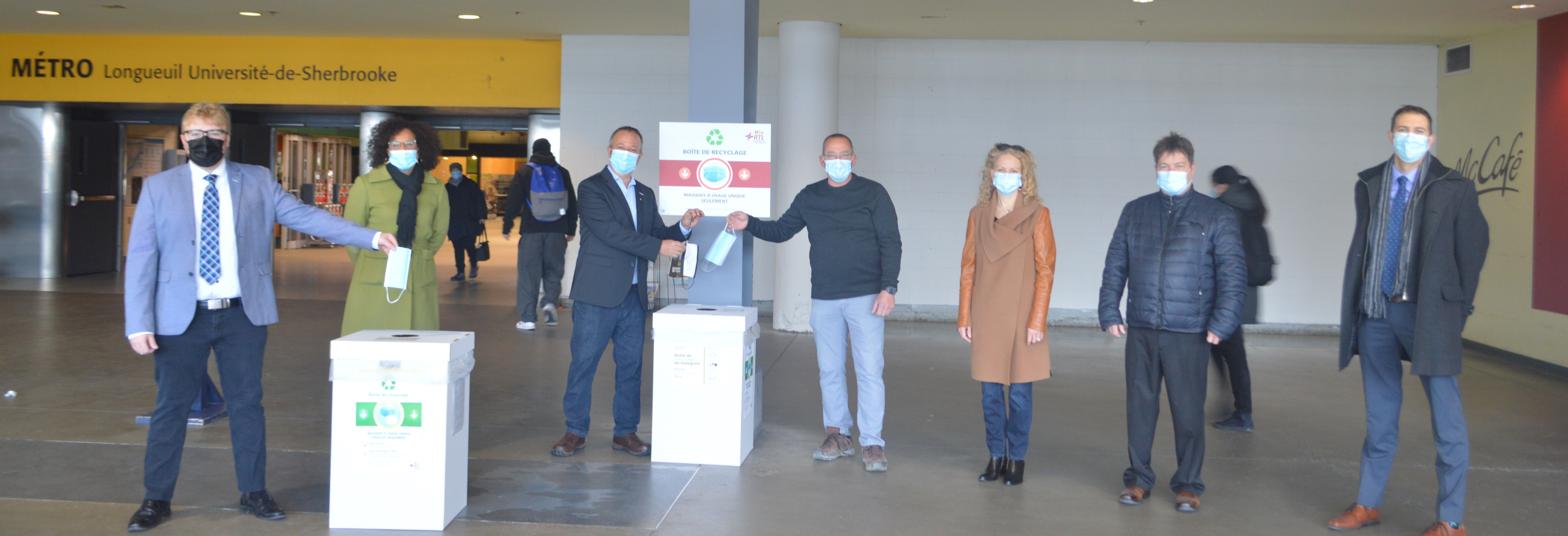 Le RTL offre le recyclage des masques à sa clientèle