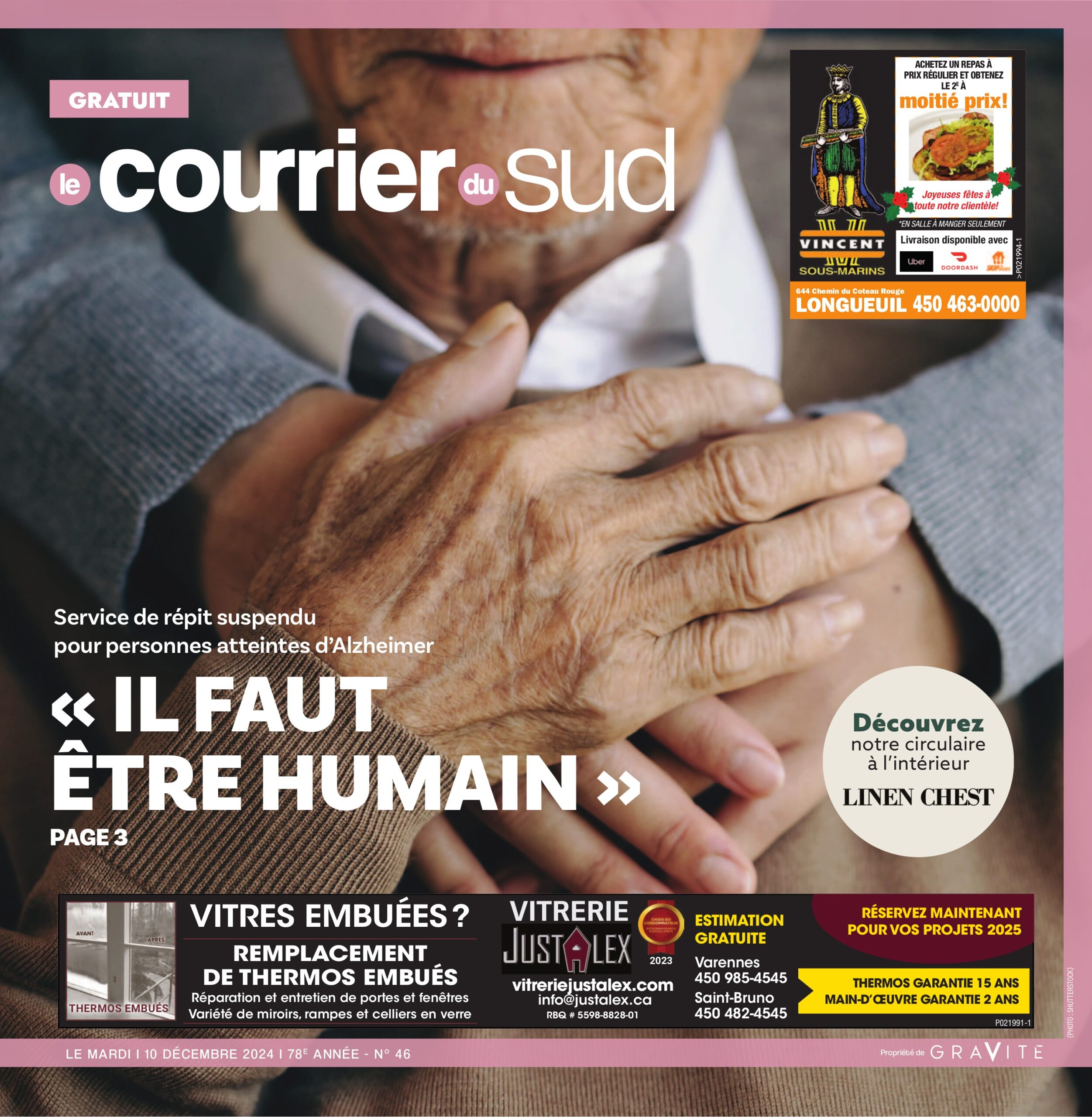 Le Courrier du Sud – 10 décembre 2024