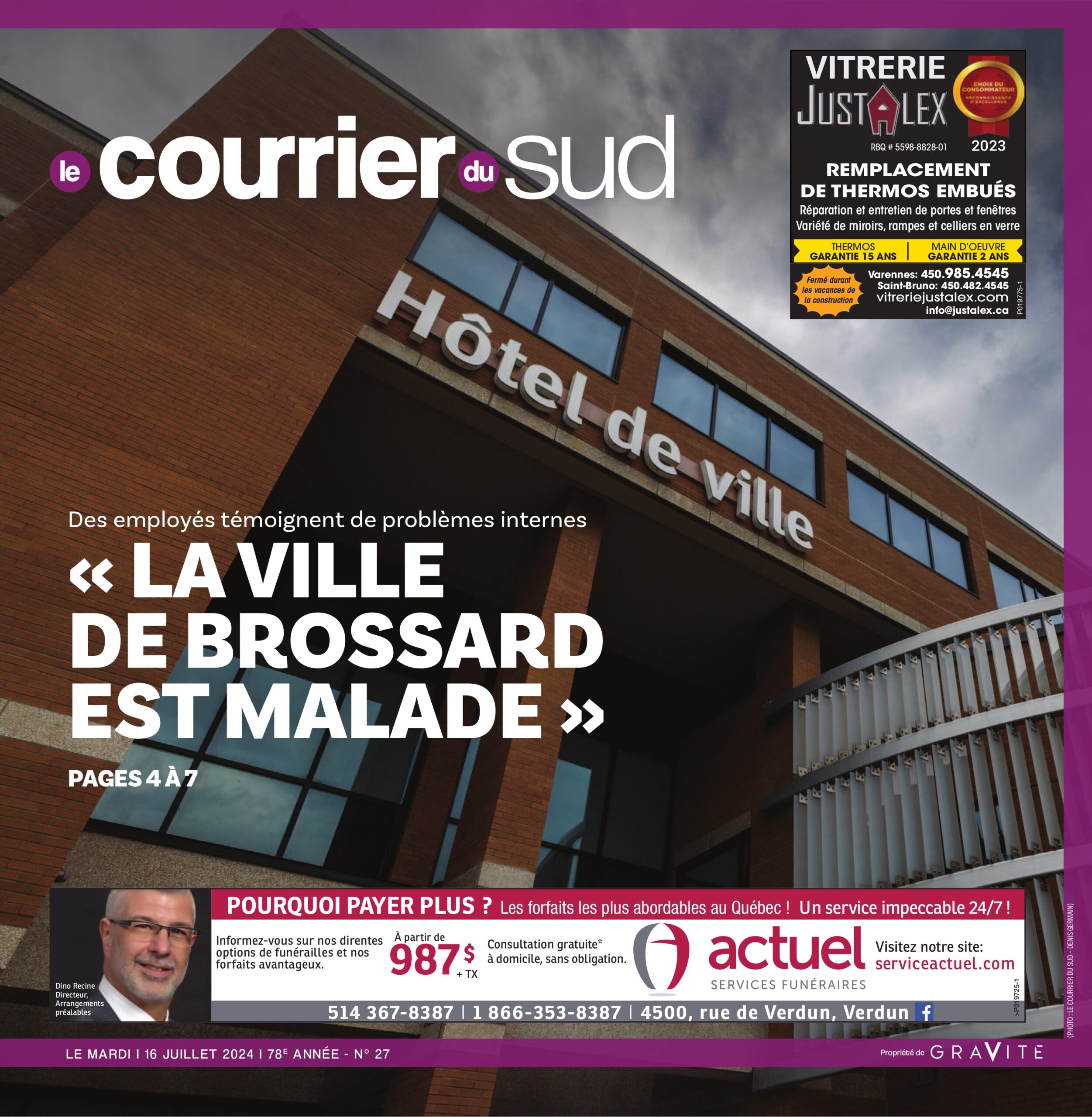 Le Courrier du Sud – 16 juillet 2024